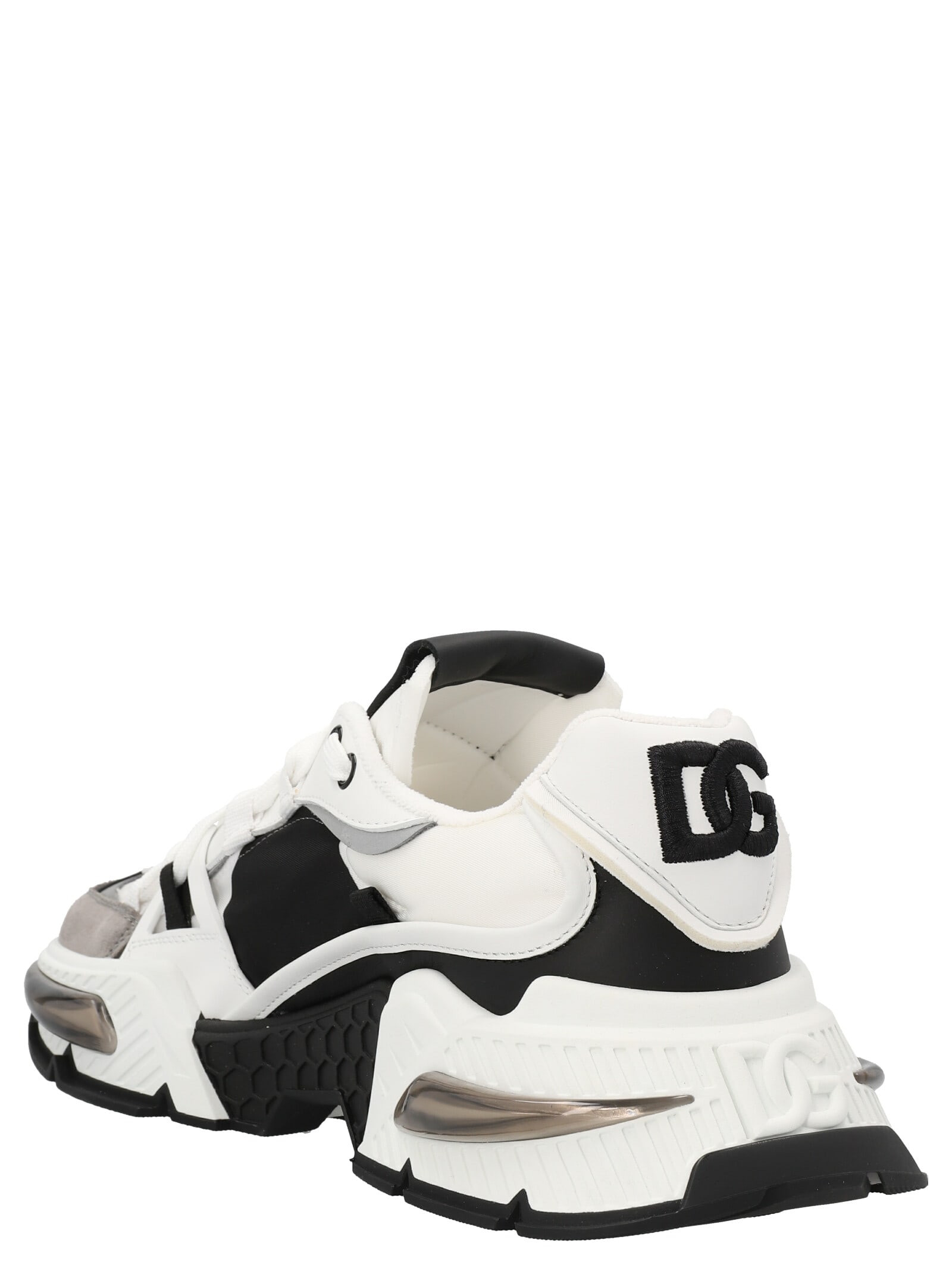 Shop Dolce & Gabbana Runway Sneakers In White/black