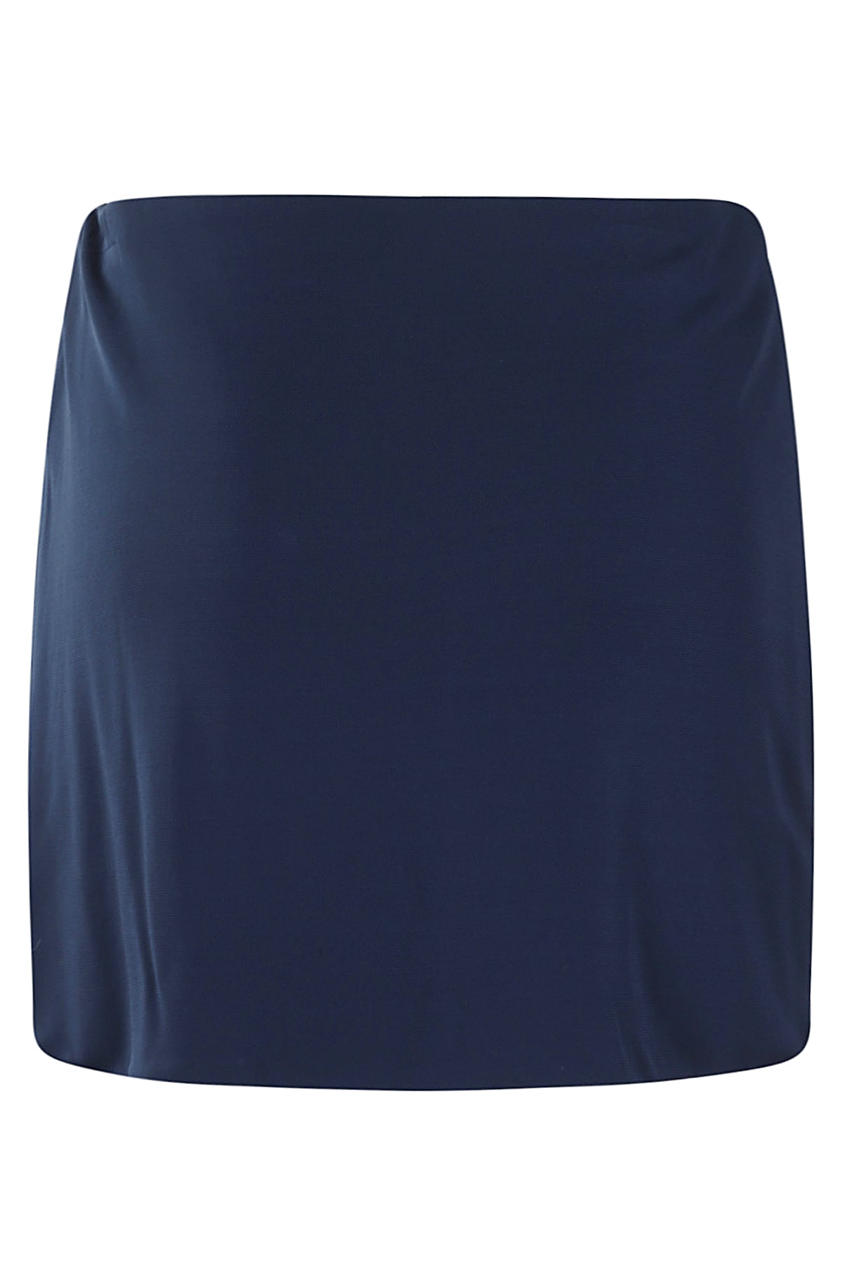 Shop Casablanca Draped Skirt In Navy