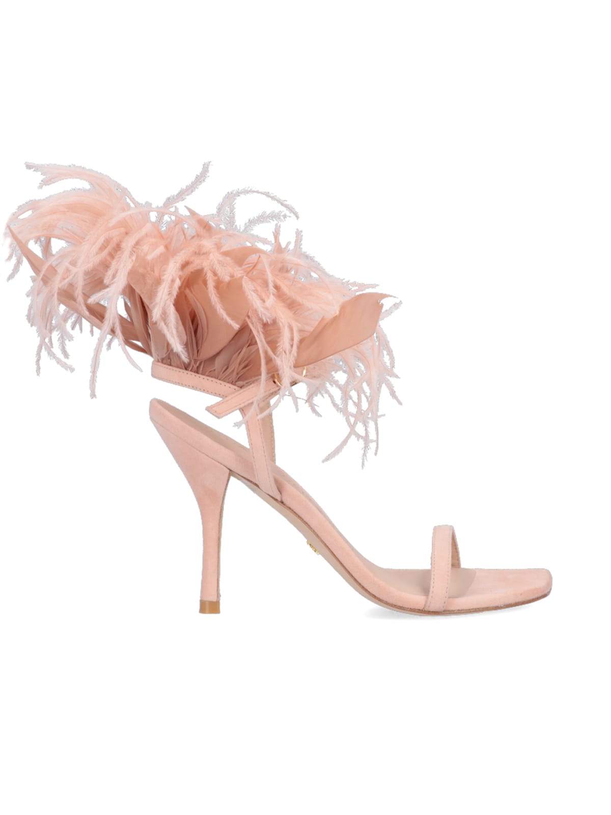 Shop Stuart Weitzman Plume Sandals In Pink