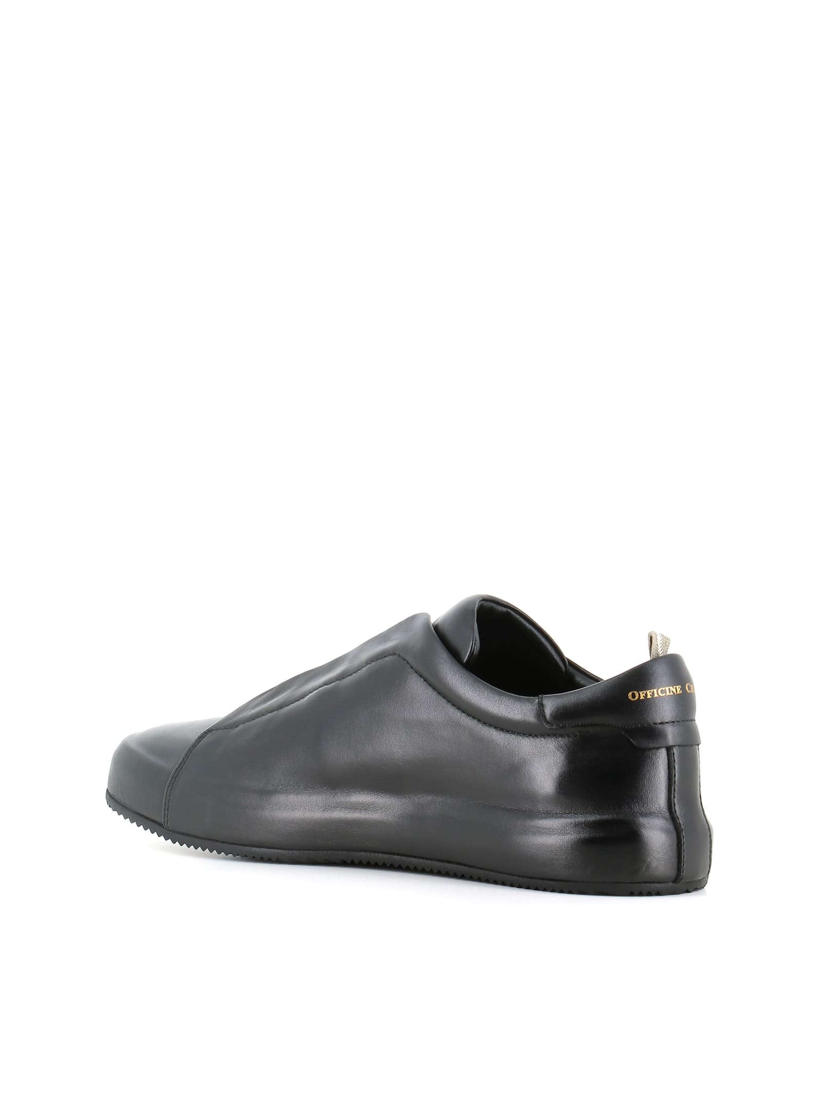 Officine Creative Leather Sneakers In Black