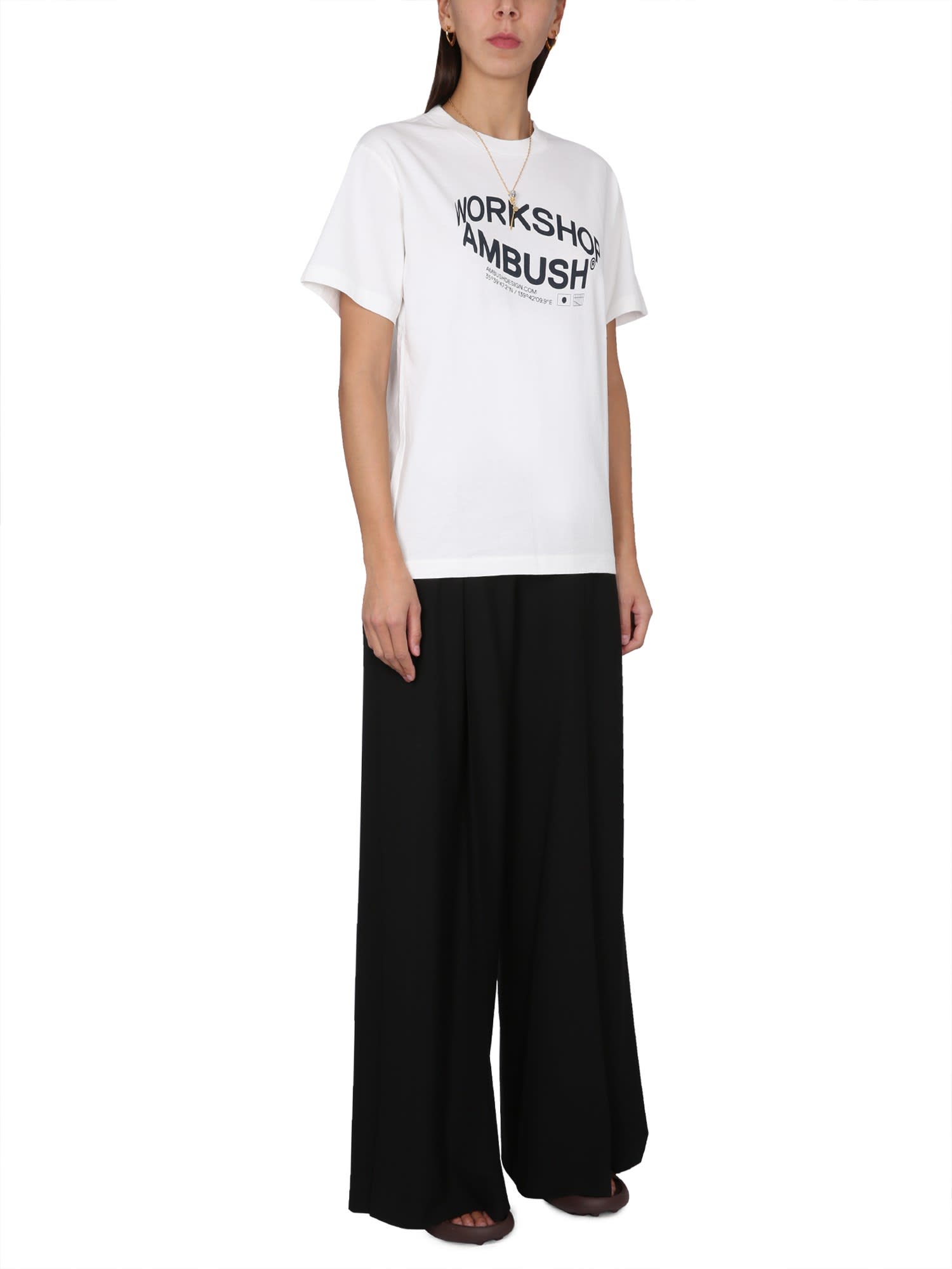 Ambush Women Revolve T-shirt In White