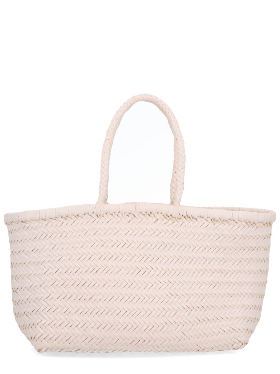 Dragon Diffusion Woven Tote Bag Braided Handles In Neutral