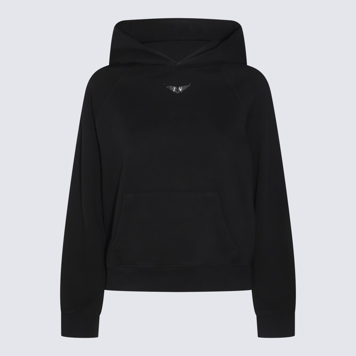 Shop Zadig &amp; Voltaire Black Cotton Sweatshirt In Noir