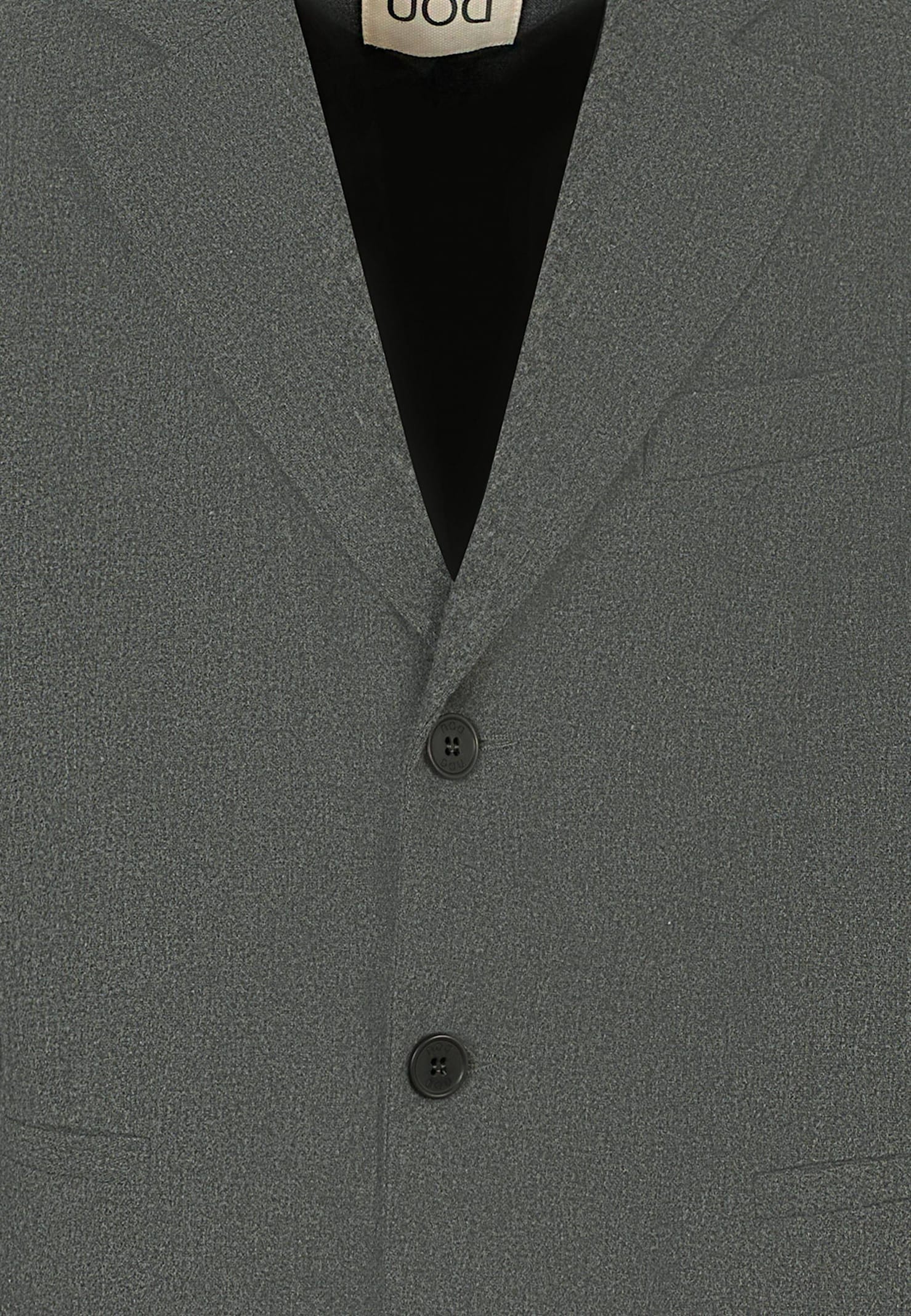 Douuod Three-button Wool Blazer In Gray