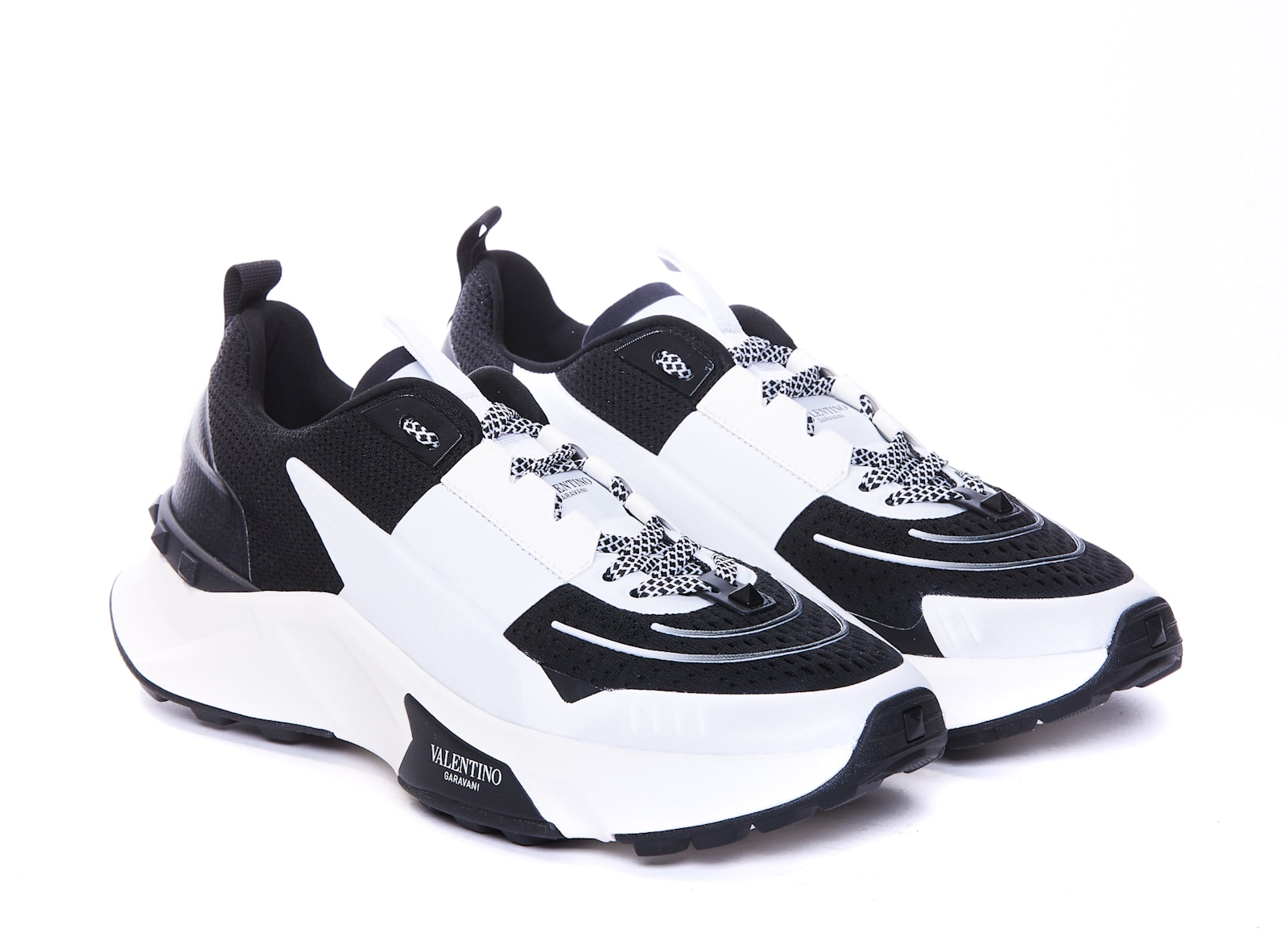 Shop Valentino True Act Sneakers In White