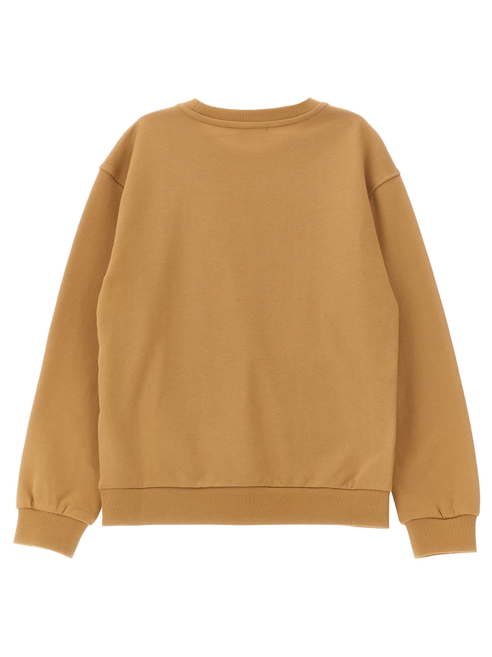 Moschino Crewneck Sweatshirt In Brown