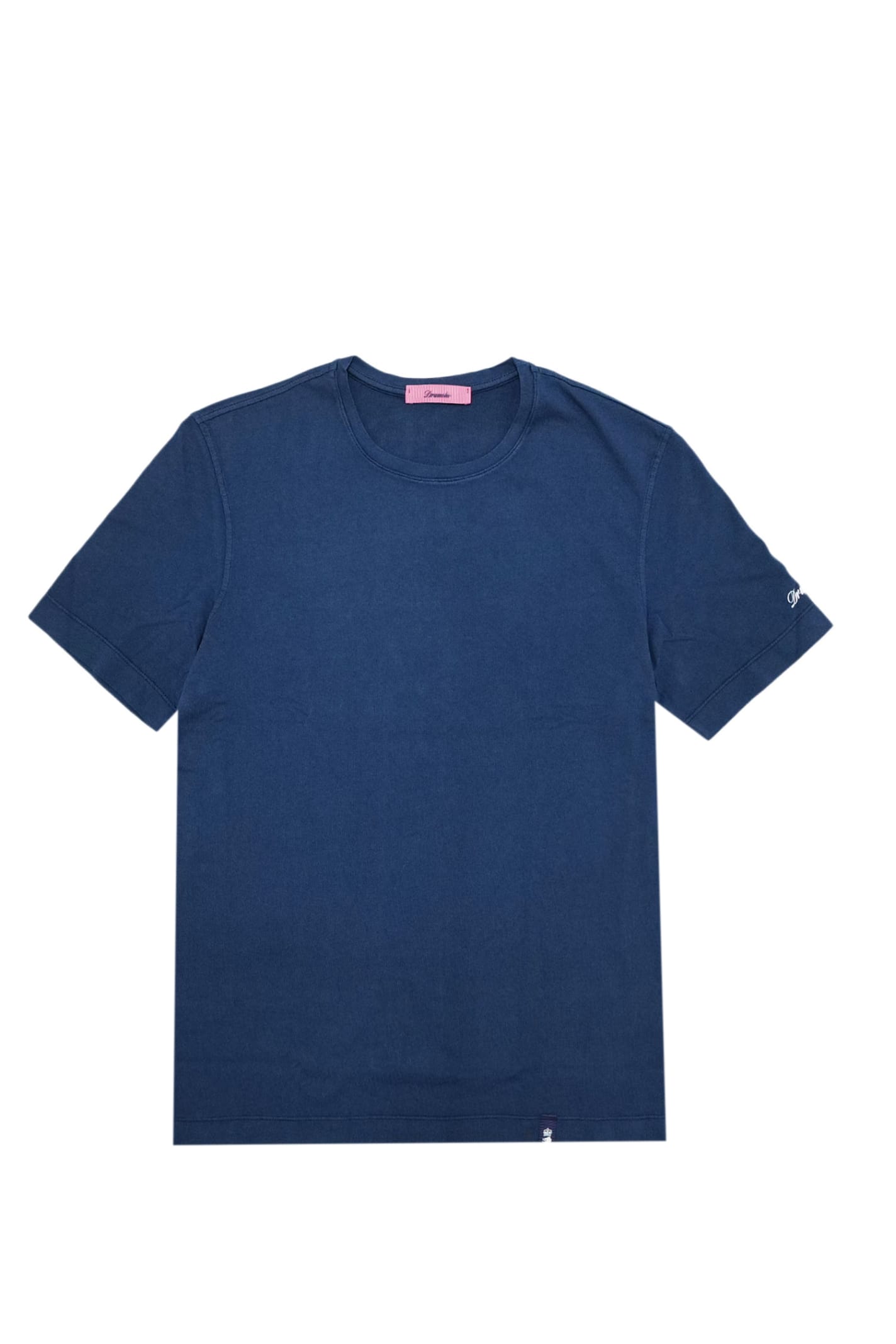 Shop Drumohr T-shirt In Blue