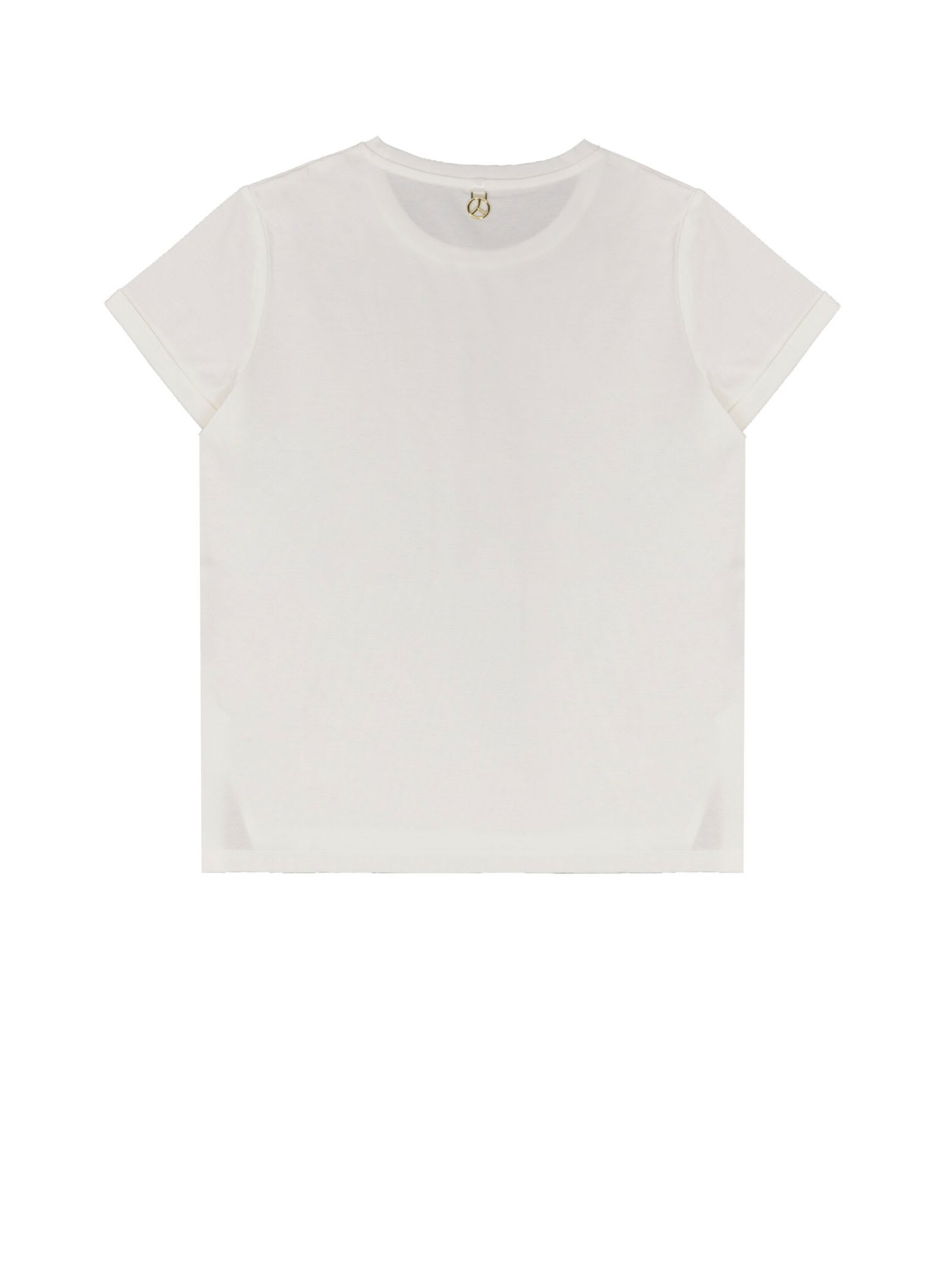 Shop People Of Shibuya White Crew-neck T-shirt In Bianco