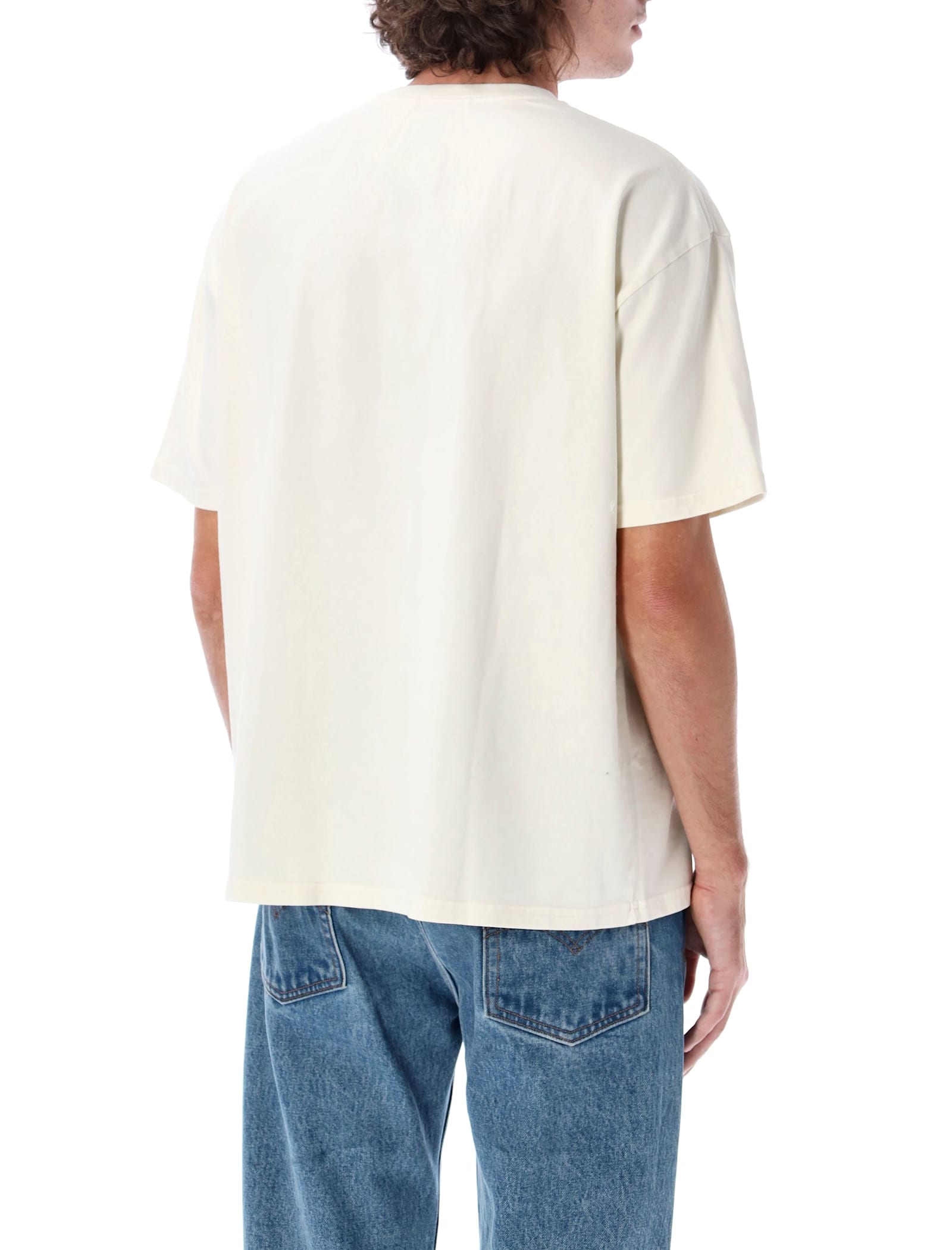 Shop Rhude Fox Hound T-shirt In Vntg White