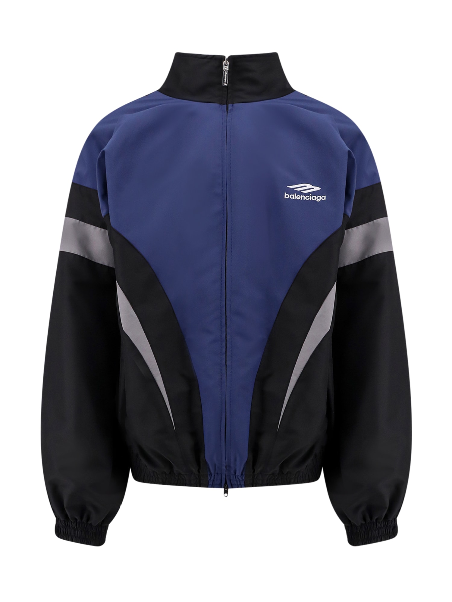 Balenciaga 3b Sports Icon Track Jacket In Black