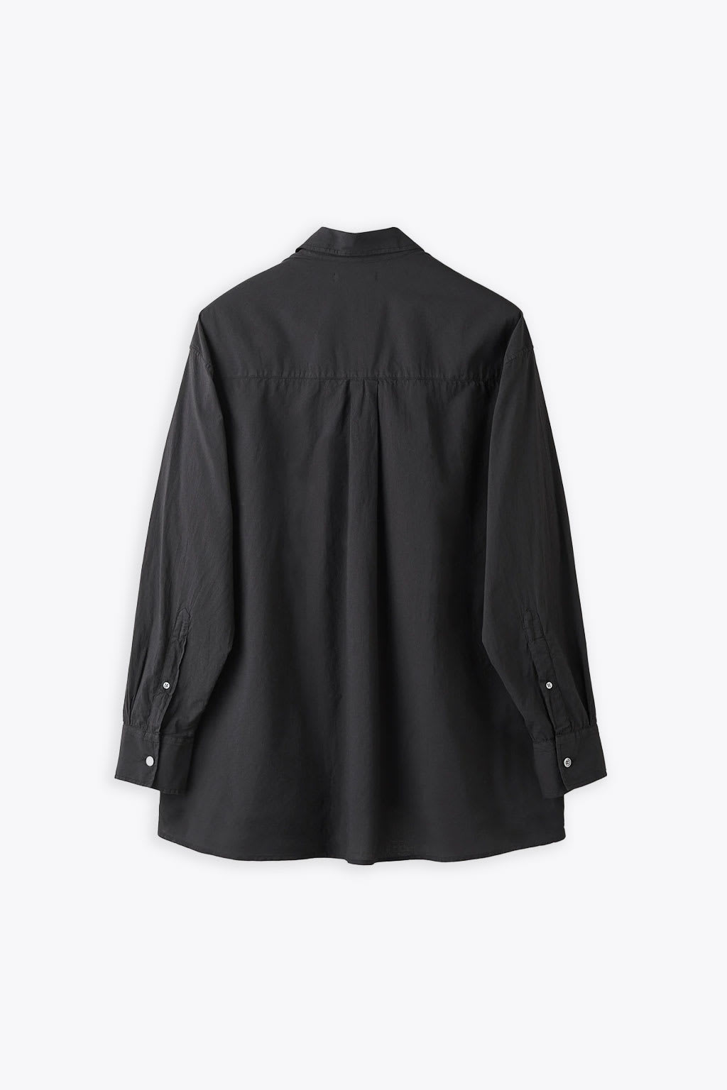 Shop Our Legacy Borrowed Bd Shirt Black Cotton Voile Button-down Shirt - Borrowed Bd Shirt In Nero