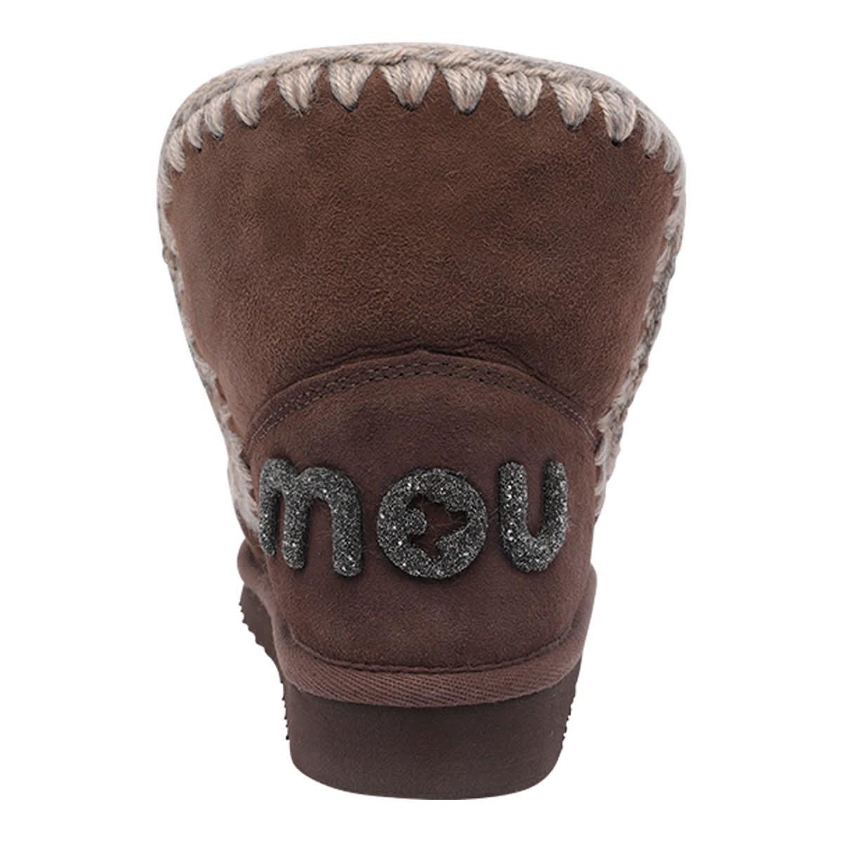 Mou Eskimo 18 Glitter Logo Booties In Multi