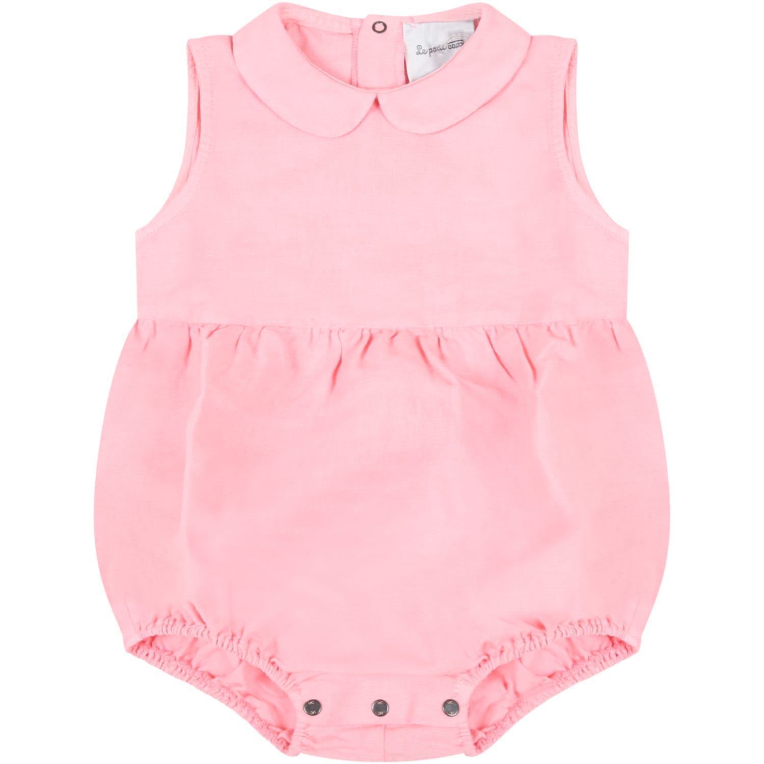 Le Petit Coco Pink Romper For Baby Girl