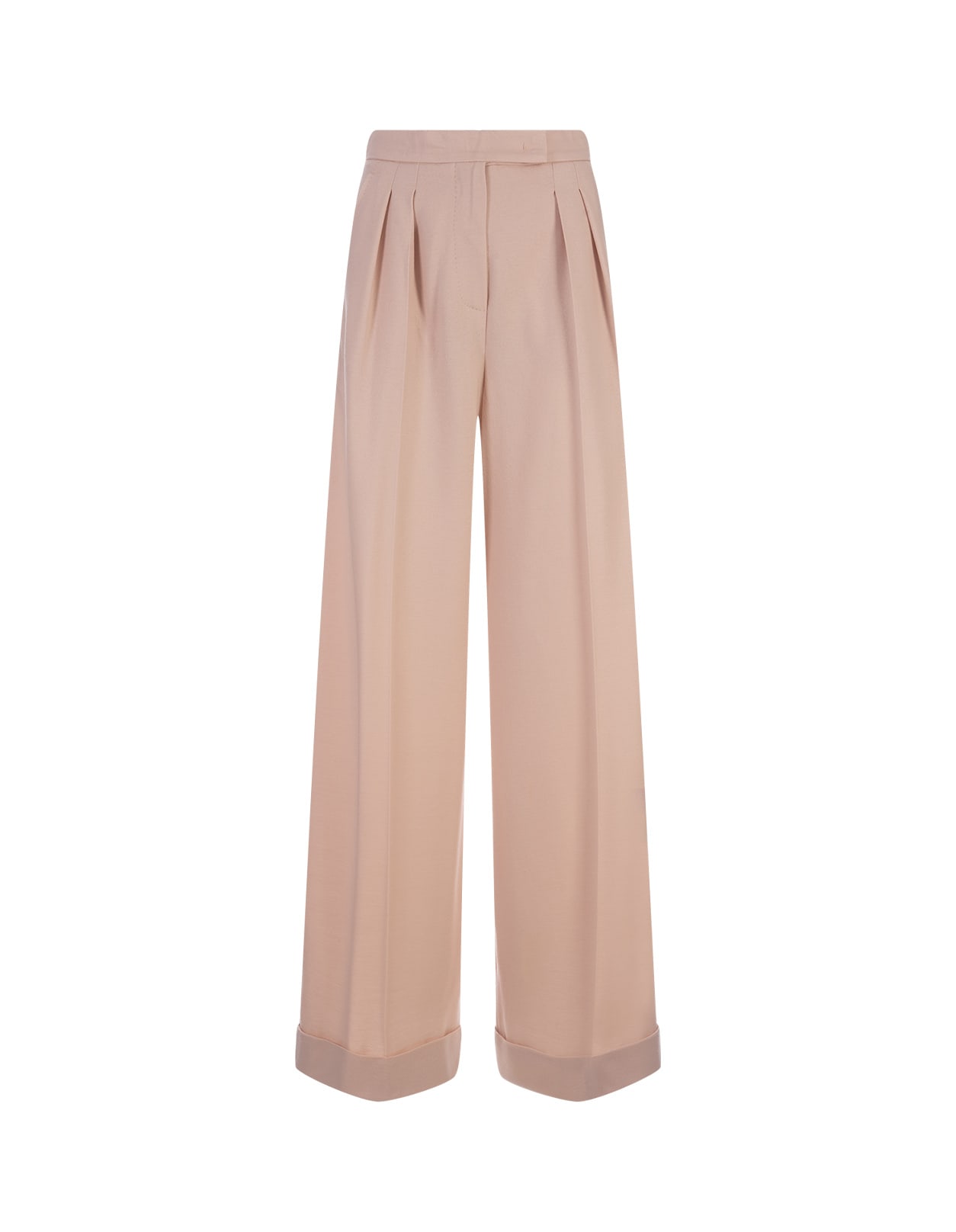 Shop Max Mara Pink Faraday Wide Trousers