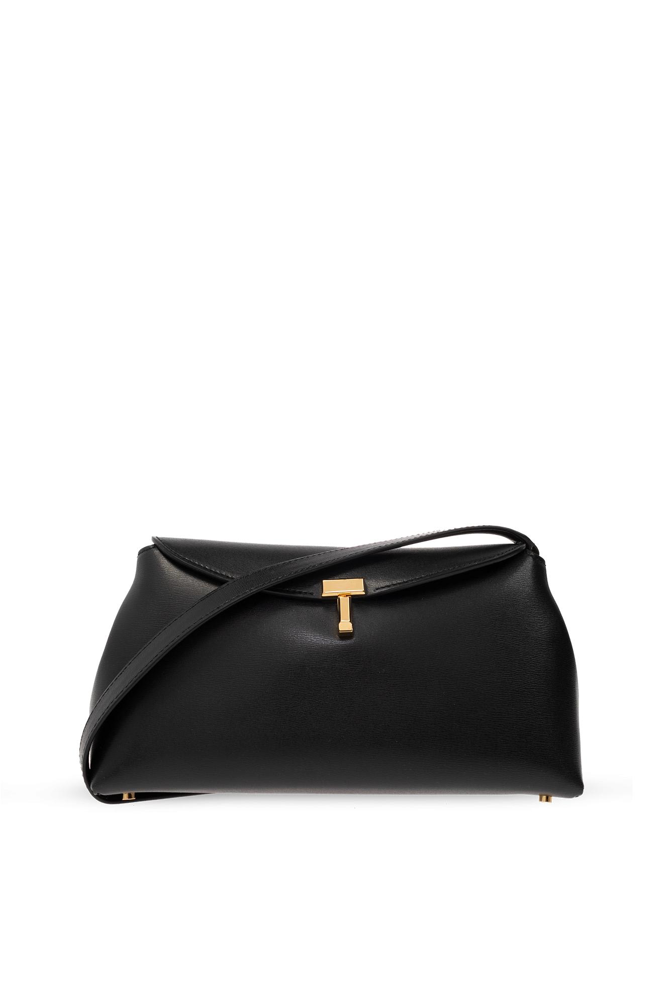 Totême Toteme Leather Shoulder Bag In Black