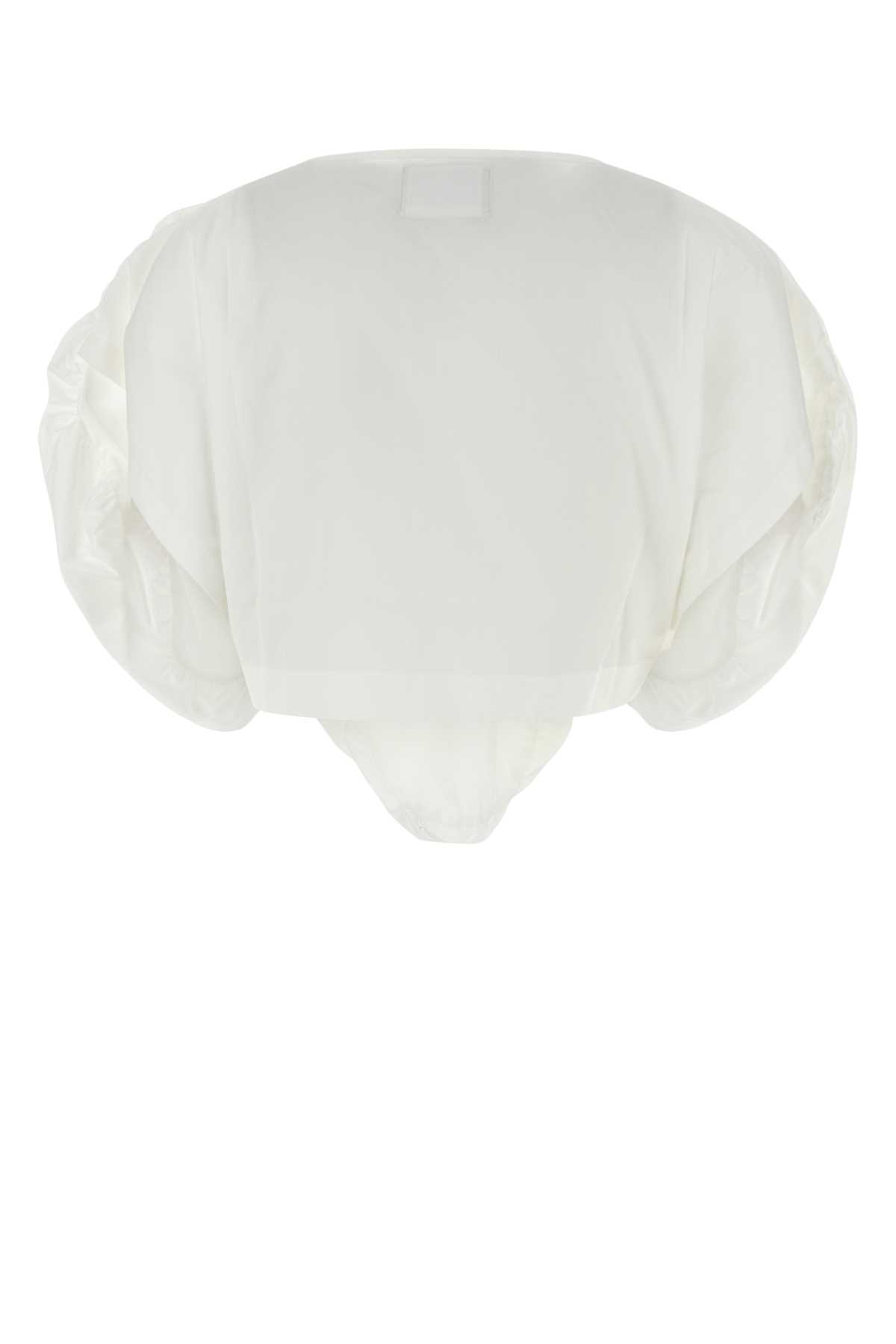 Shop Vivienne Westwood White Cotton Heart Top