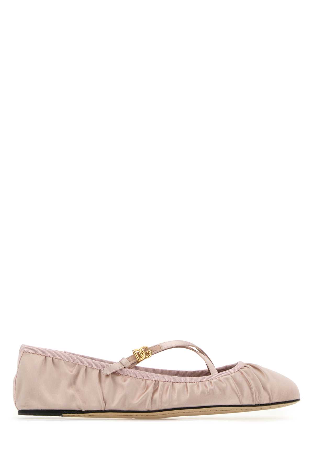 Pastel Pink Satin Vally Ballerinas