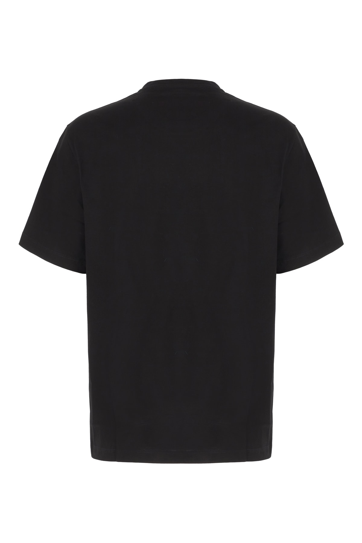 Shop Versace Black Cotton T-shirt