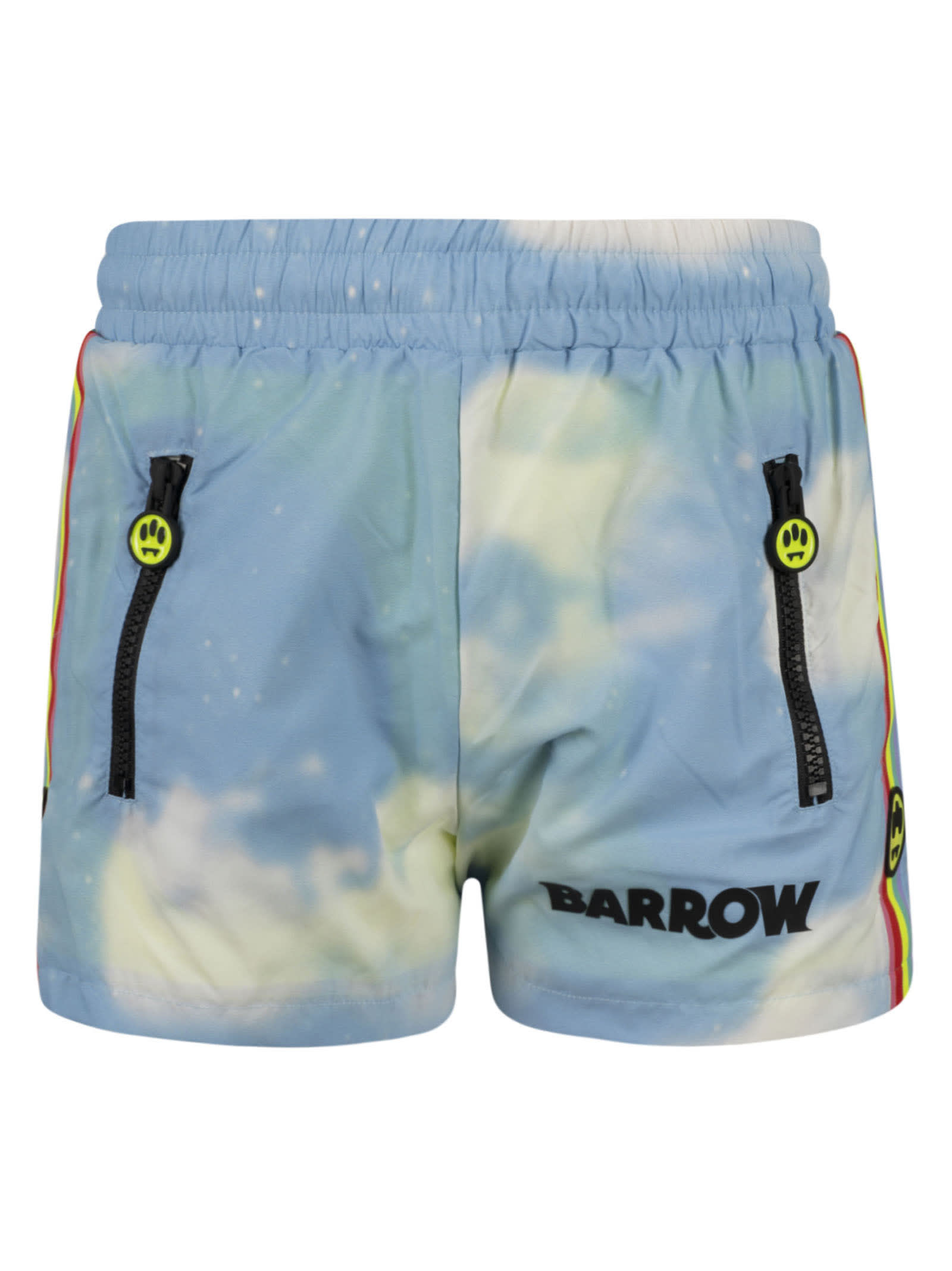 Barrow Tie-dye Logo Shorts