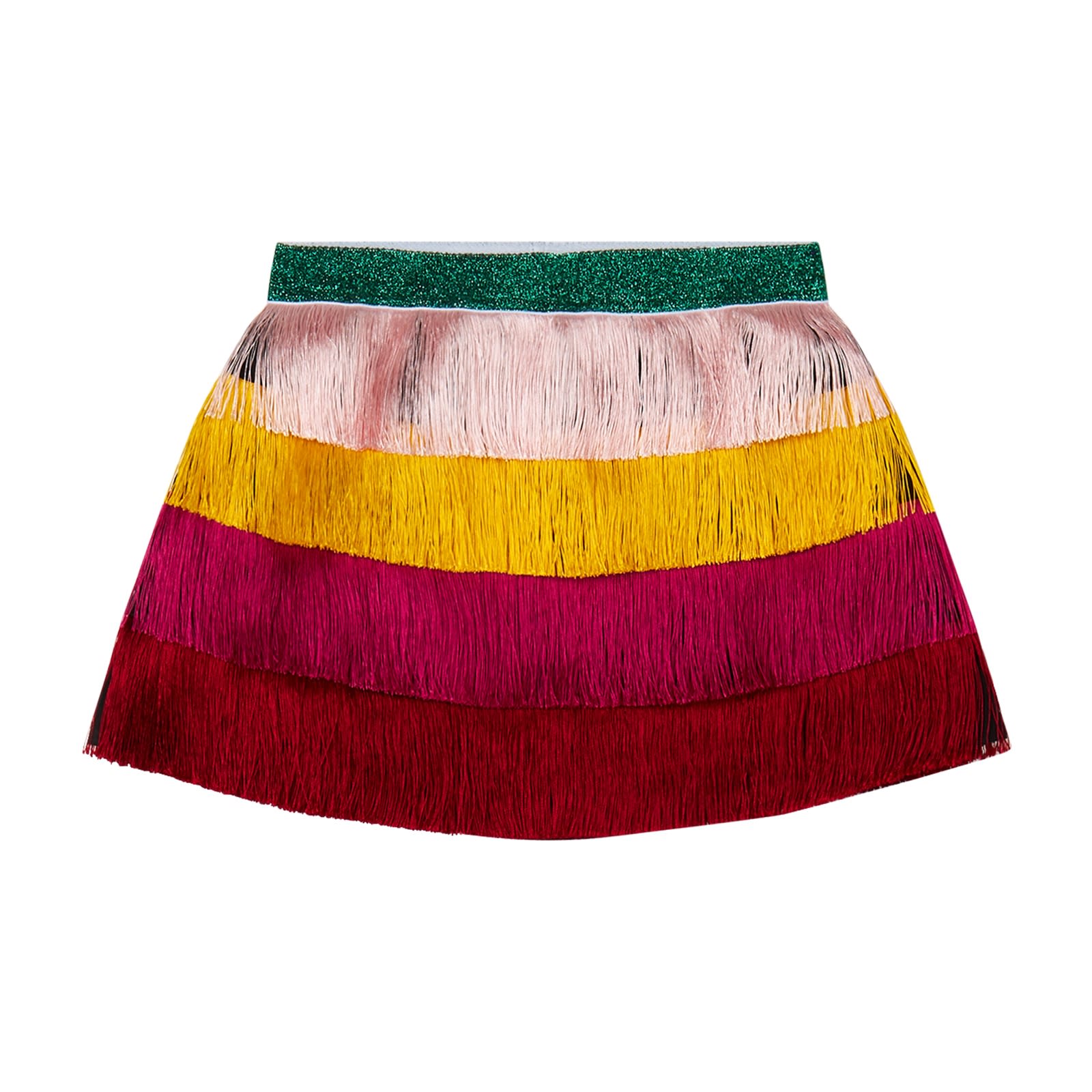 STELLA MCCARTNEY STRIPED MINI SKIRT