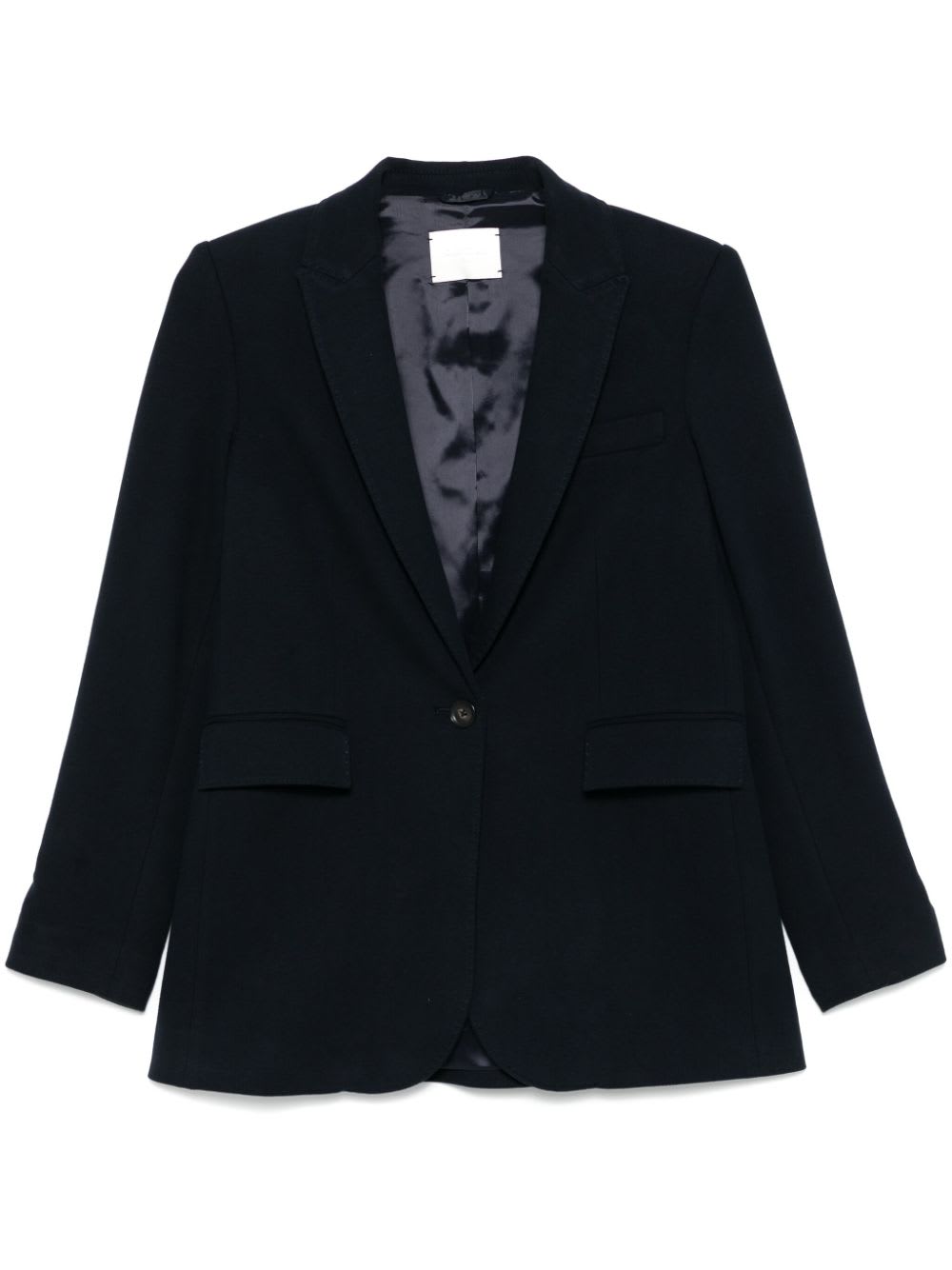 Circolo 1901 Cotton Single-breasted Jacket In Black