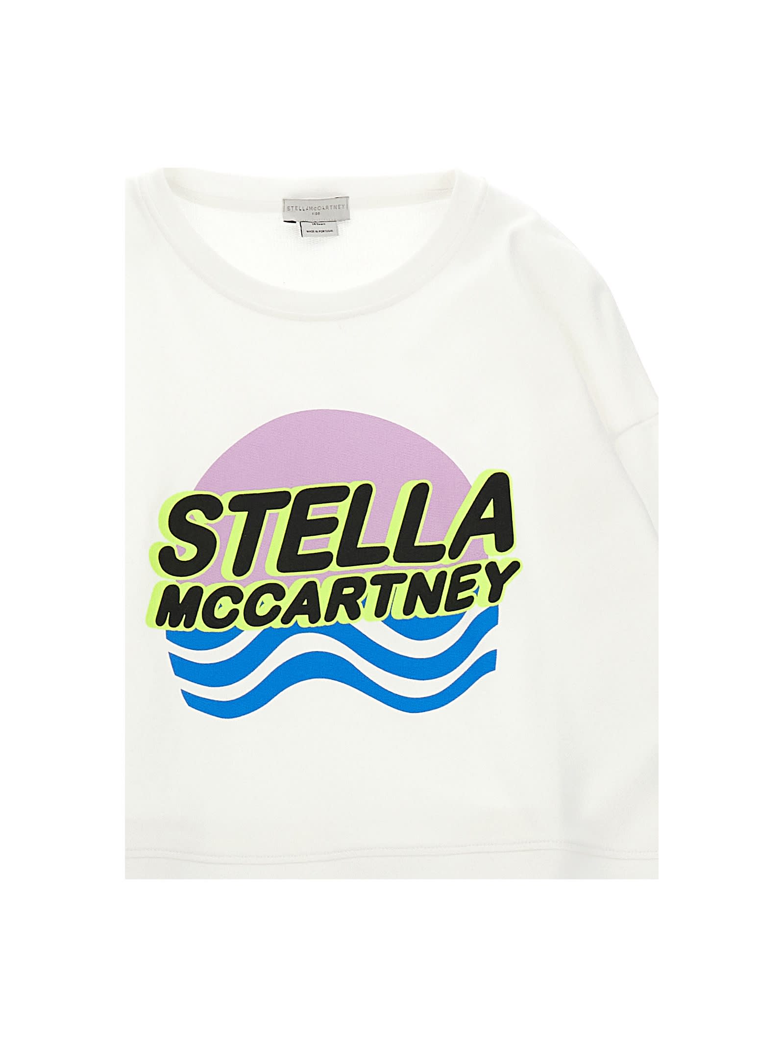 Shop Stella Mccartney Logo Sweatshirt In White