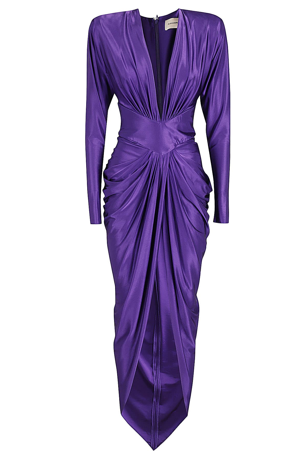 Alexandre Vauthier Maxi Dress In Midnight Violet