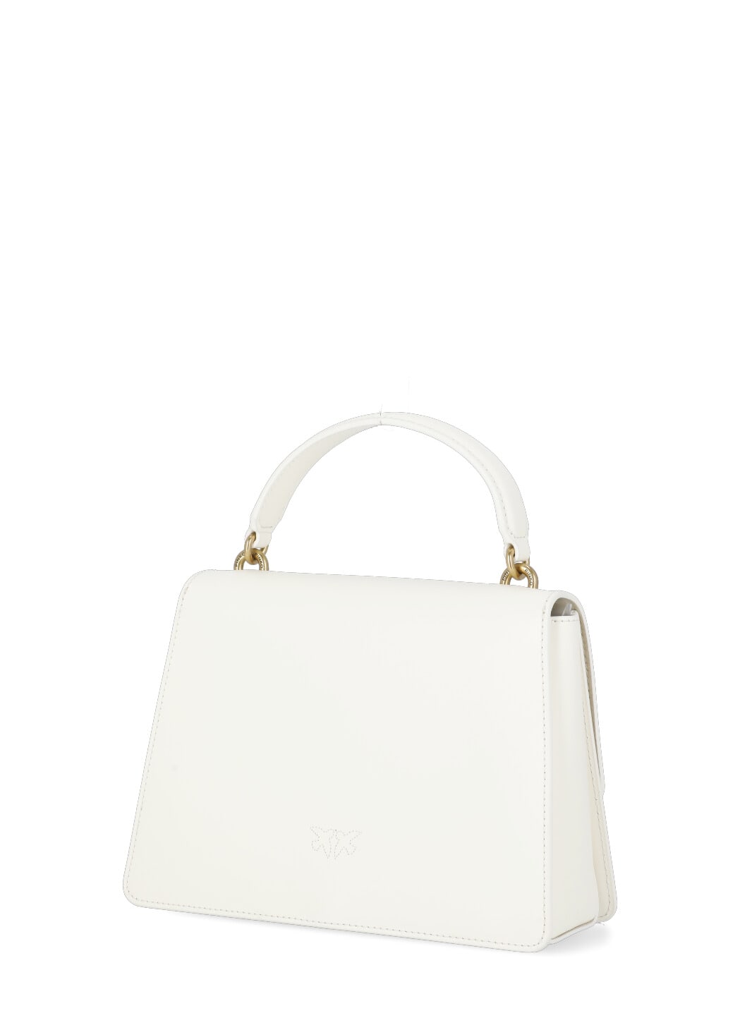 Pinko Love One Top Handle Tote In White