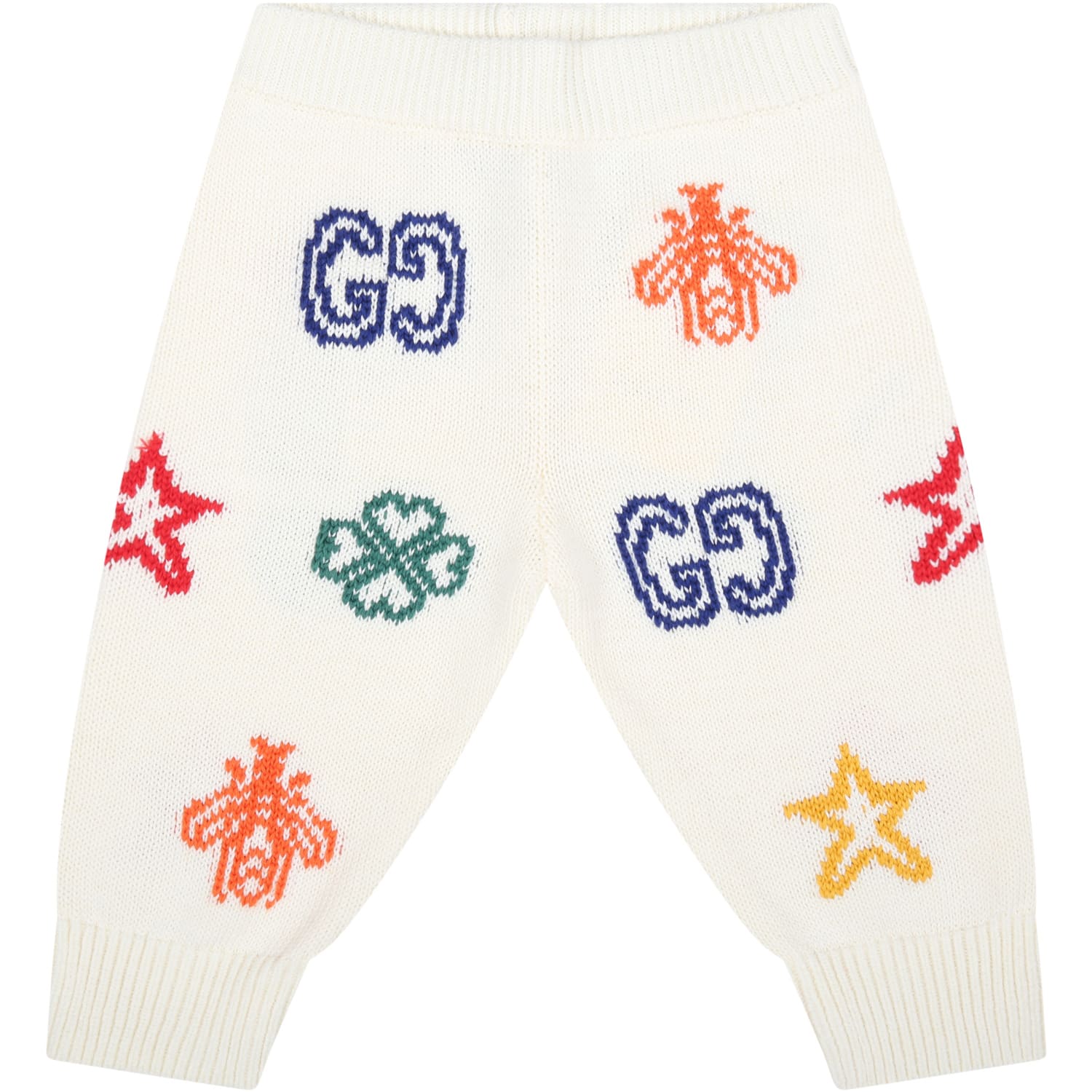 Gucci Ivory Trouser For Babykids