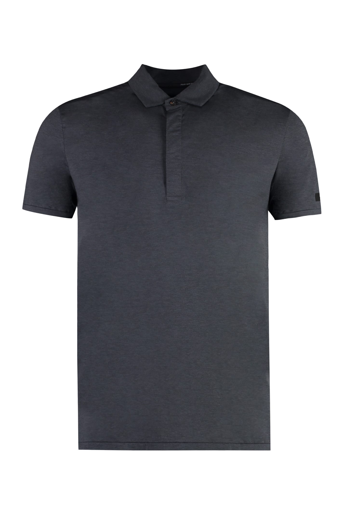 Shop Rrd - Roberto Ricci Design Technical Fabric Polo Shirt In Grey