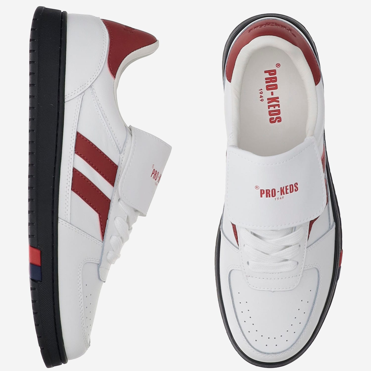 Pro-keds Field King Leather Sneakers In White