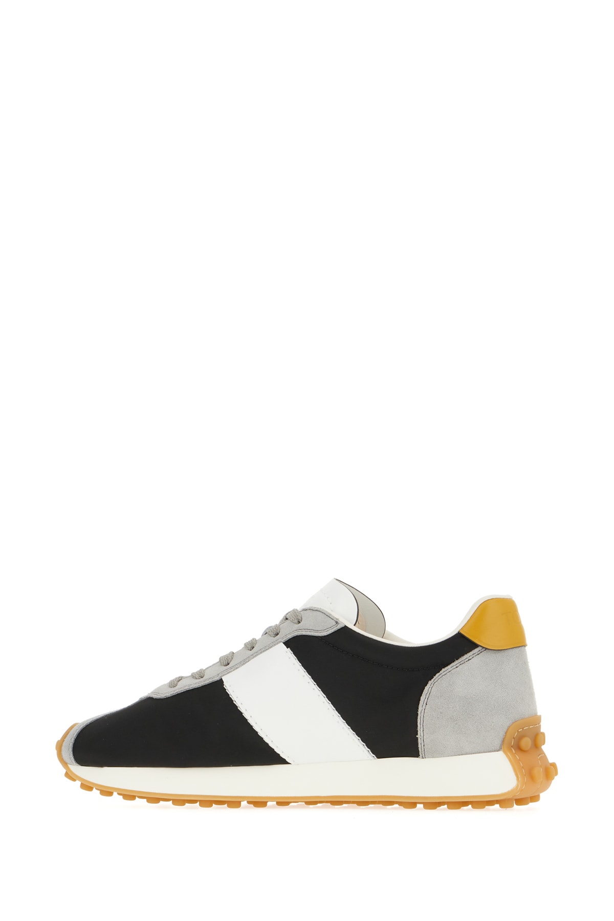 Tod's Multicolor Fabric And Suede Sneakers In Gray
