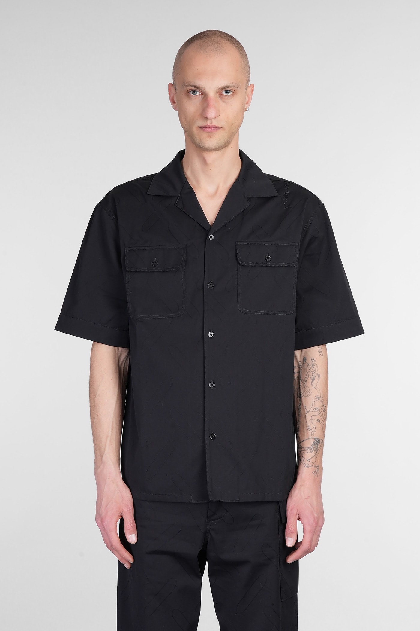 Marni Shirt In Black Cotton