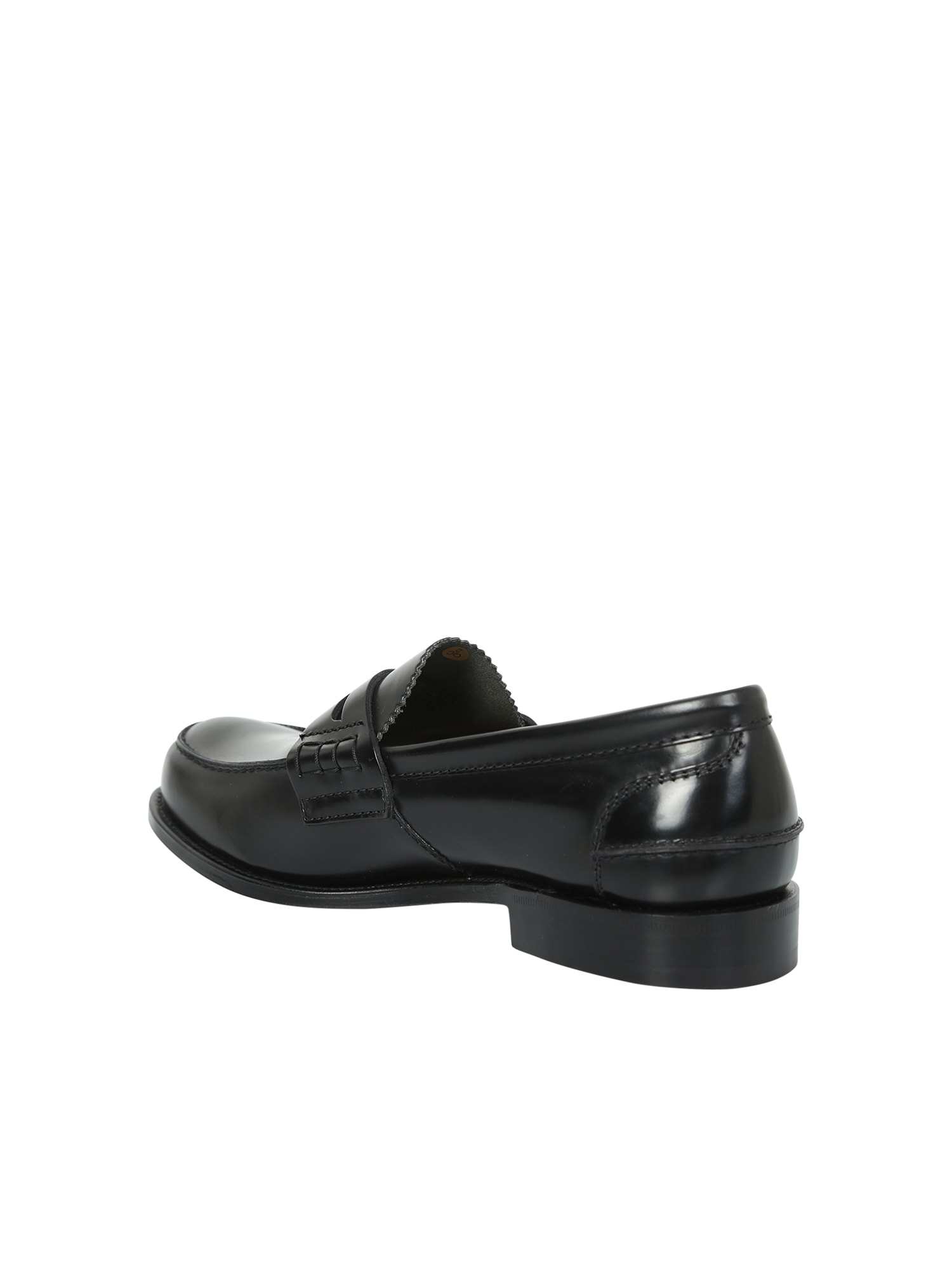 Shop Church's Pembrey Leather Loafers In Aab Black