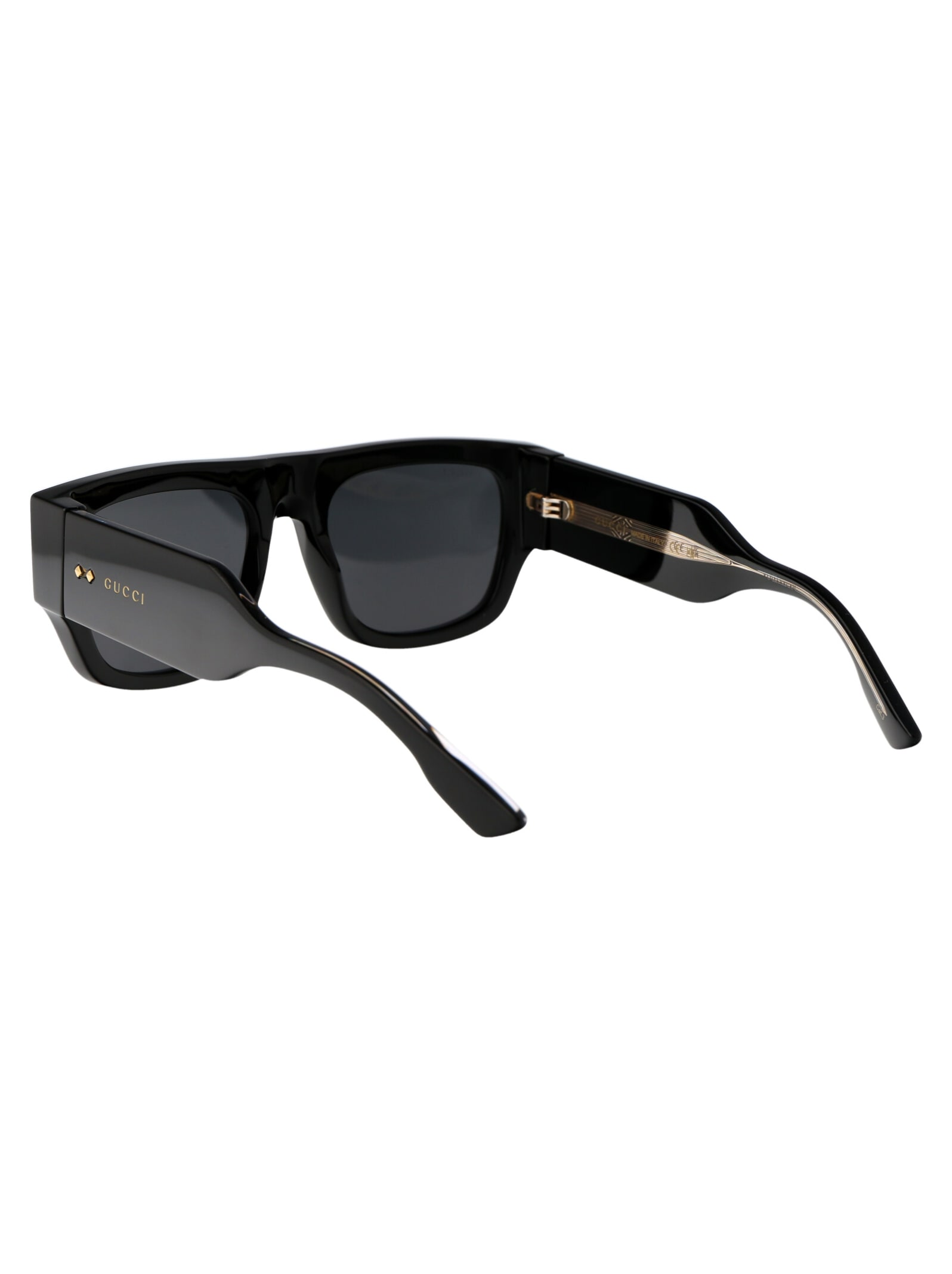 Shop Gucci Gg1262s Sunglasses In 001 Black Black Grey