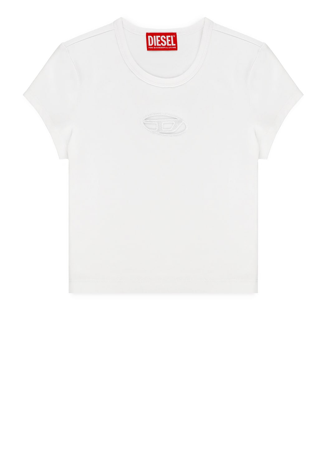 Shop Diesel Tangie T-shirt In White