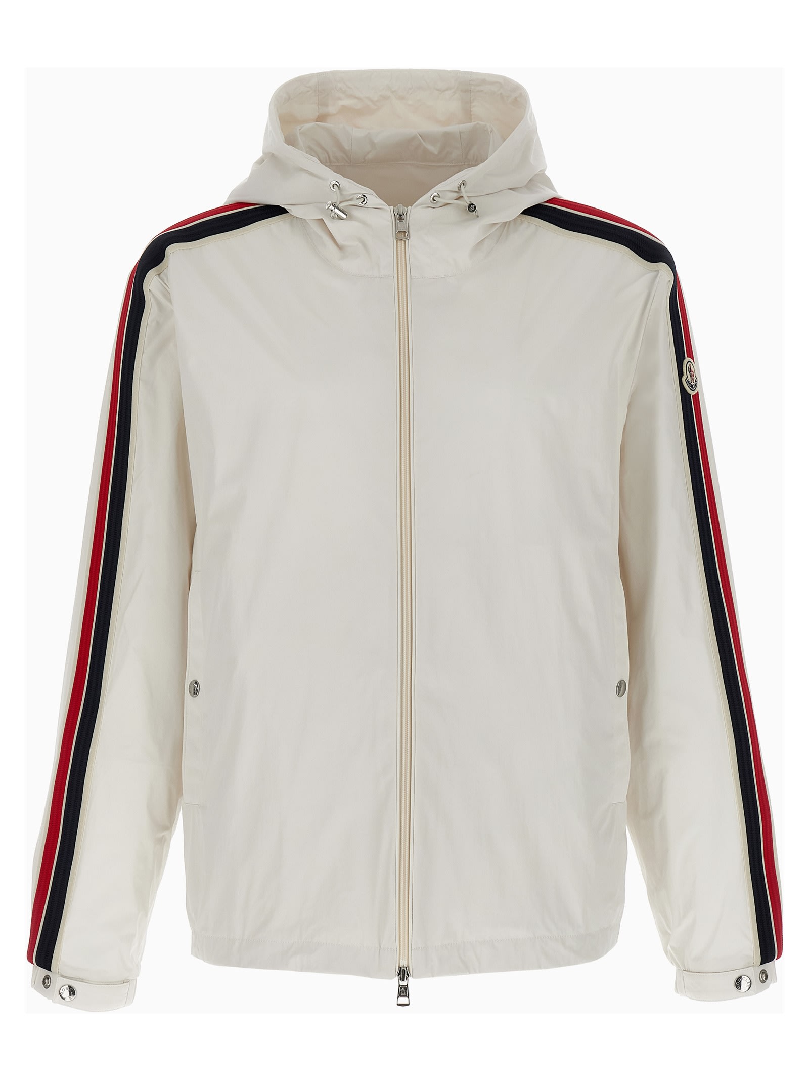 Moncler 'olan' Hooded Jacket In Neutral