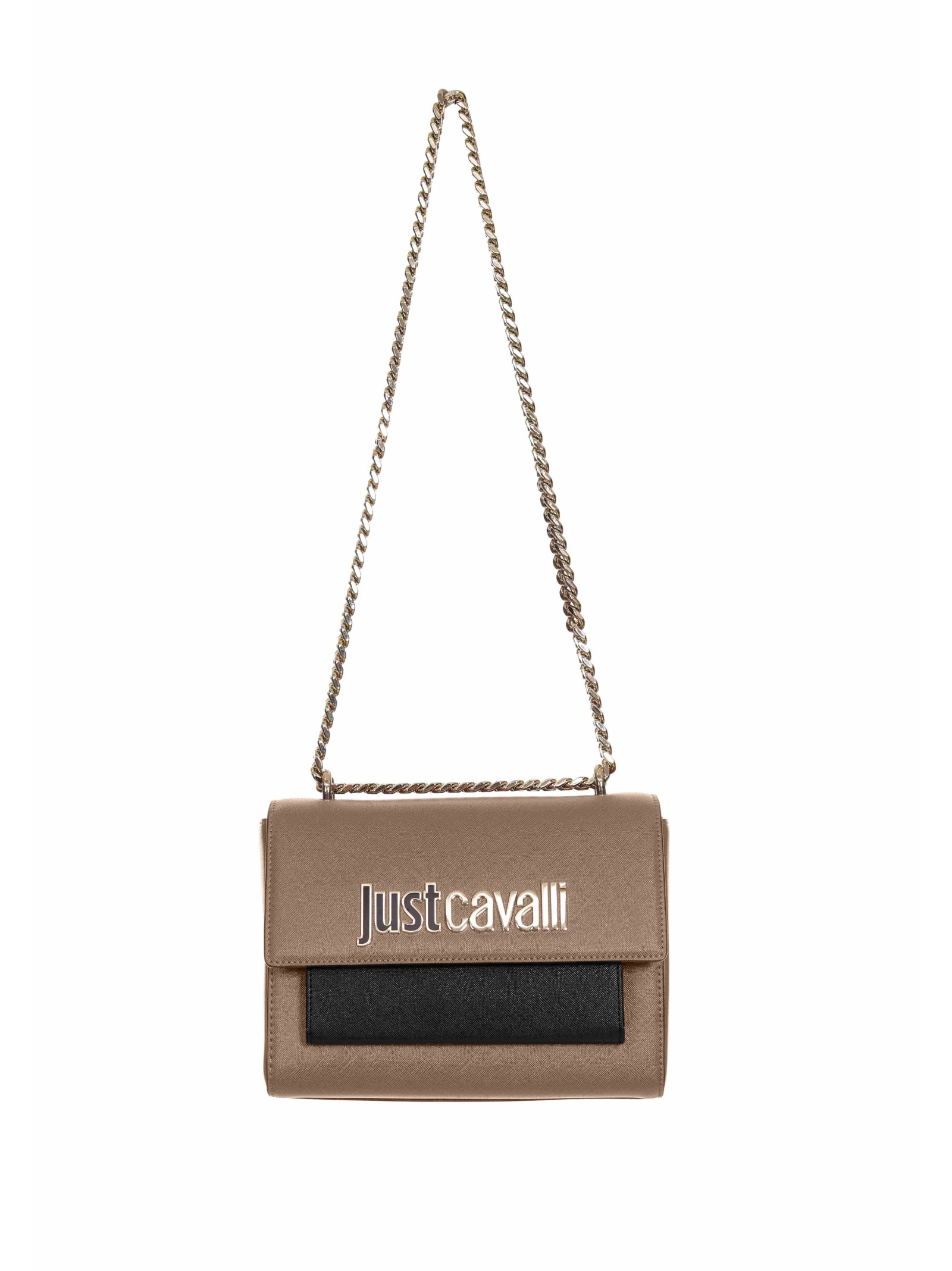 Shop Just Cavalli Bag In Brown