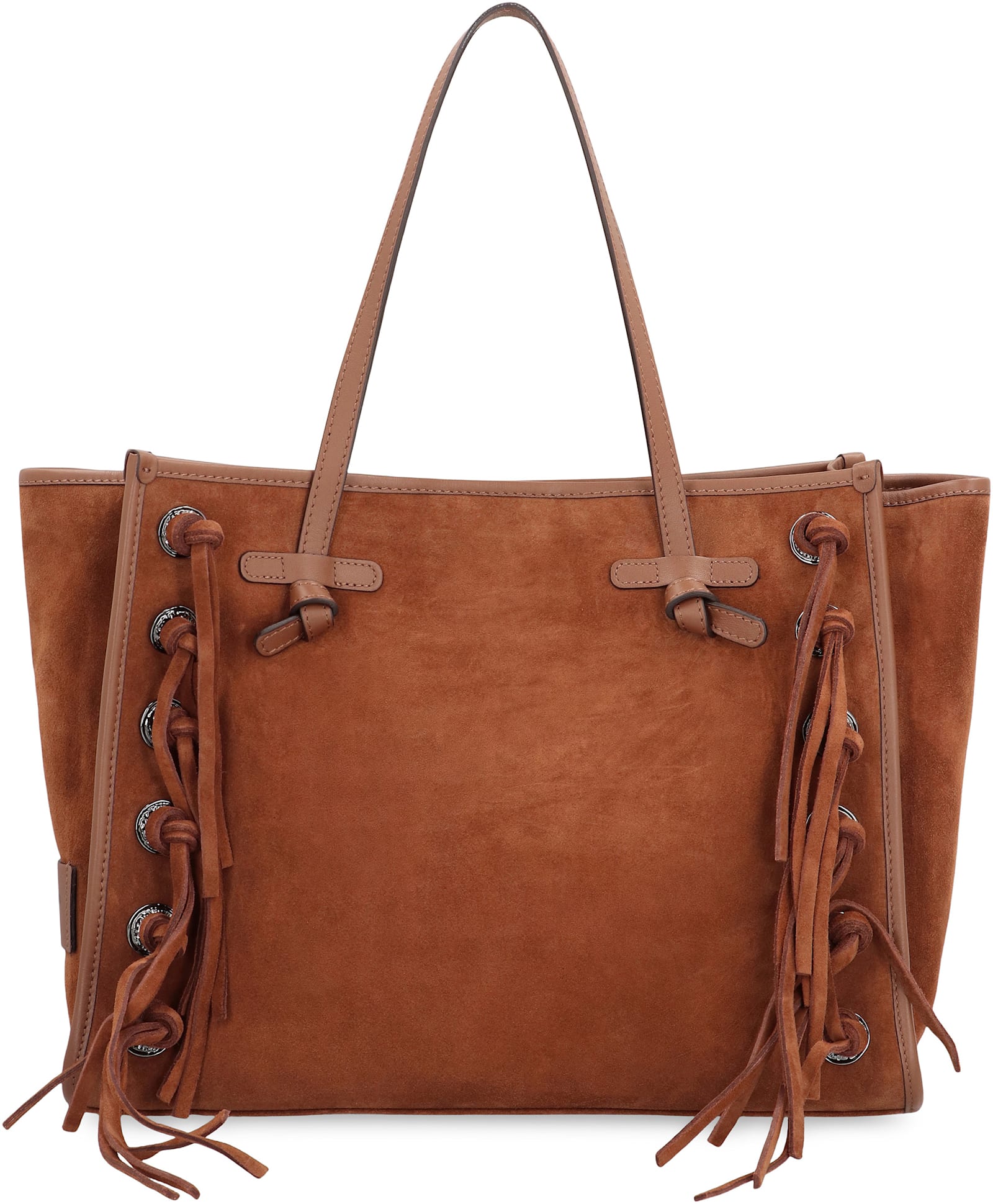 Gianni Chiarini Miss Marcella Leather Mini Handbag In Brown