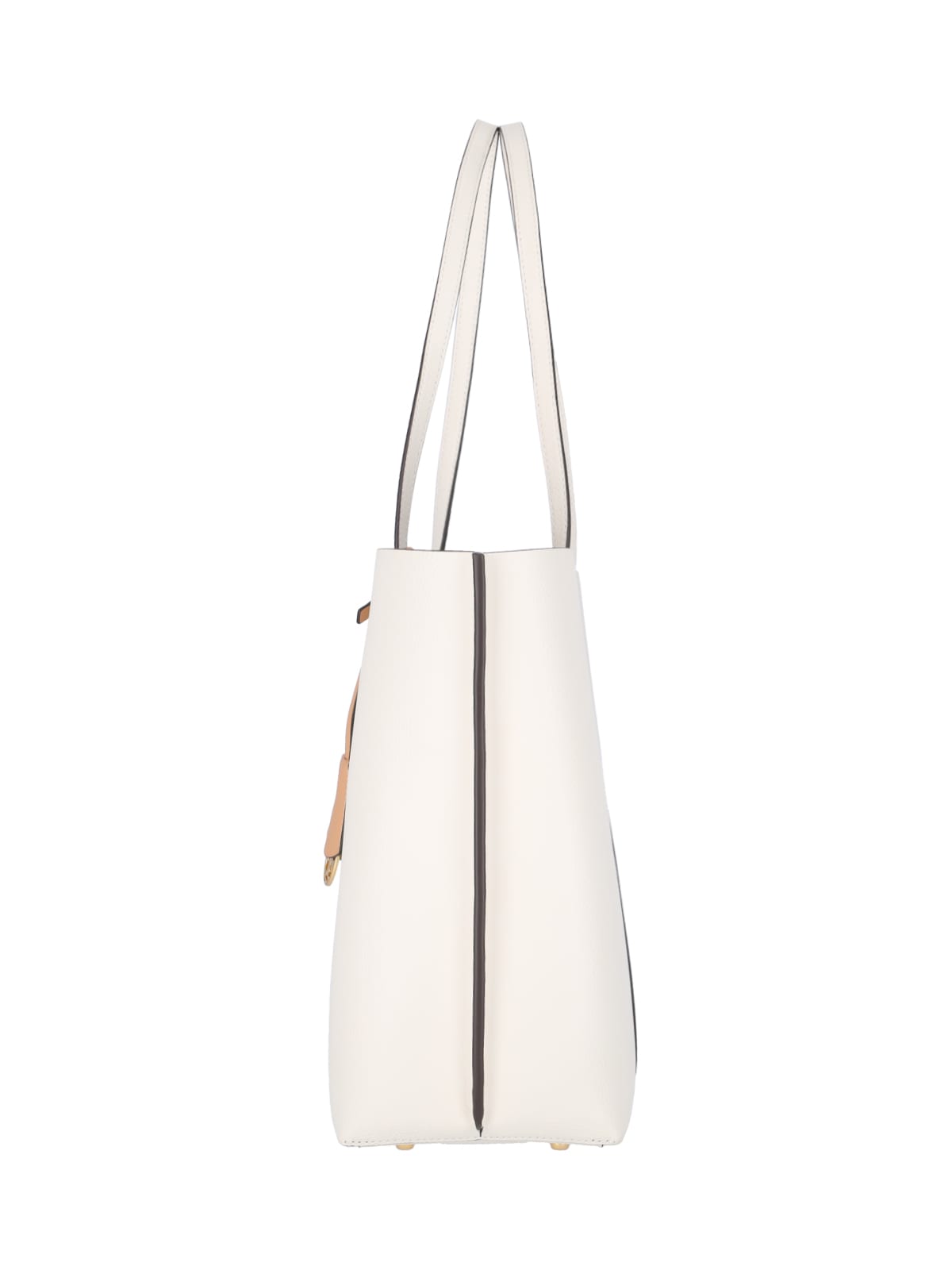 Shop Tory Burch Perry Tote Bag In Crema