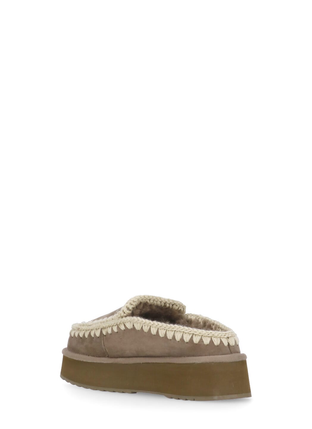 Shop Mou Clog Eskimo Platform Sabot In Grey