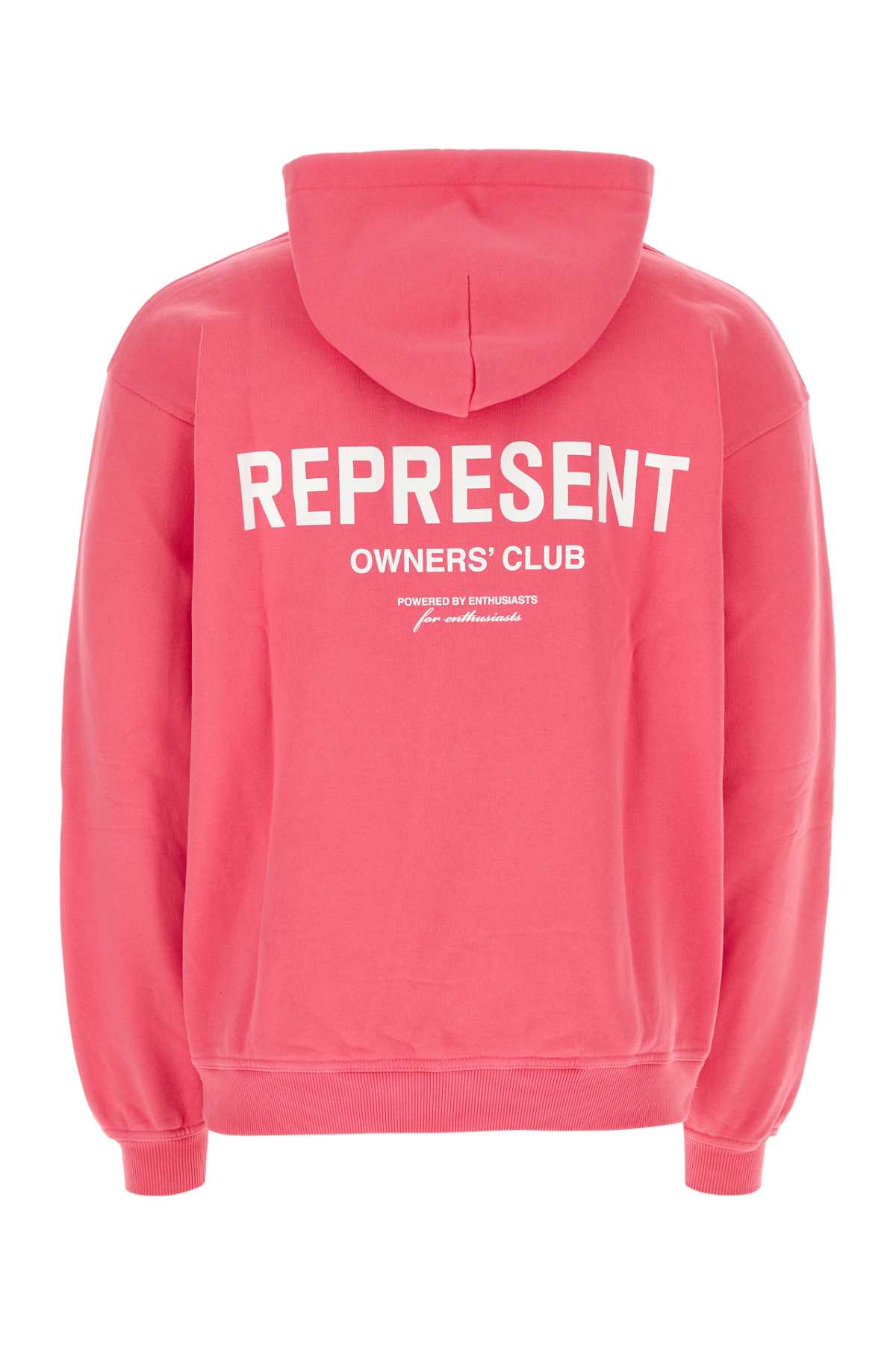 Shop Represent Dark Pink Cotton Sweatshirt In Bubblegumpink