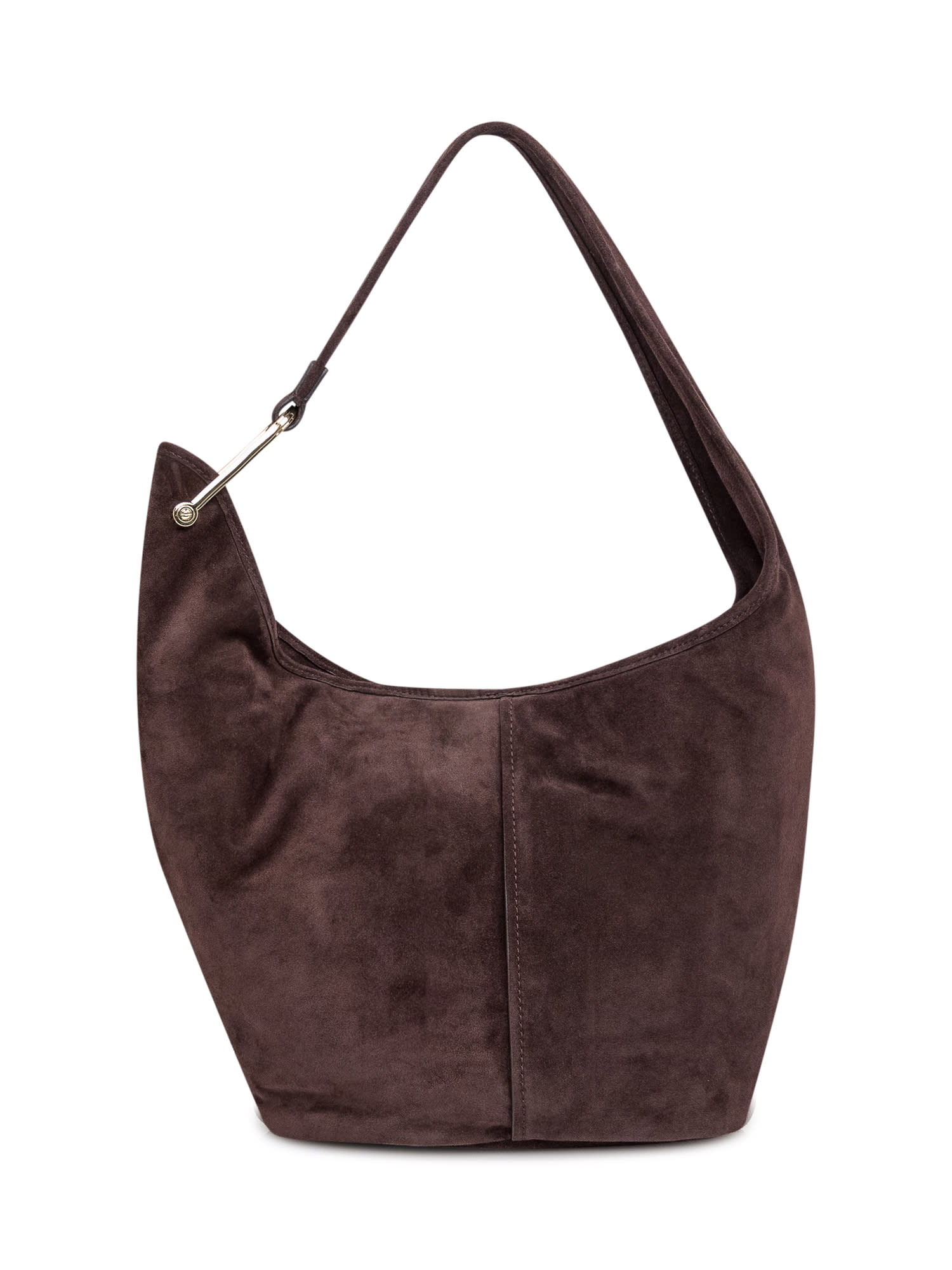 Shop Michael Michael Kors Sonny Hobo Bag In Chocolate