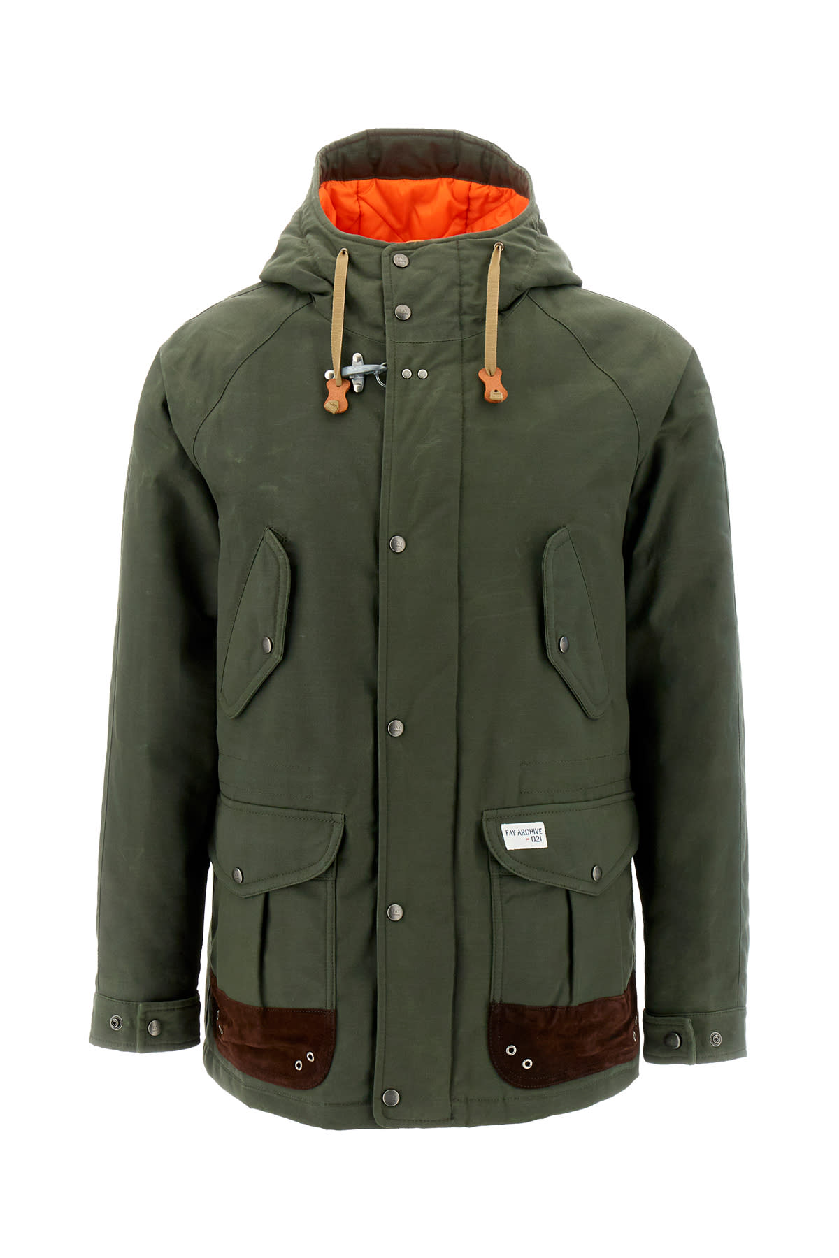 Army Green Cotton Padded Parka