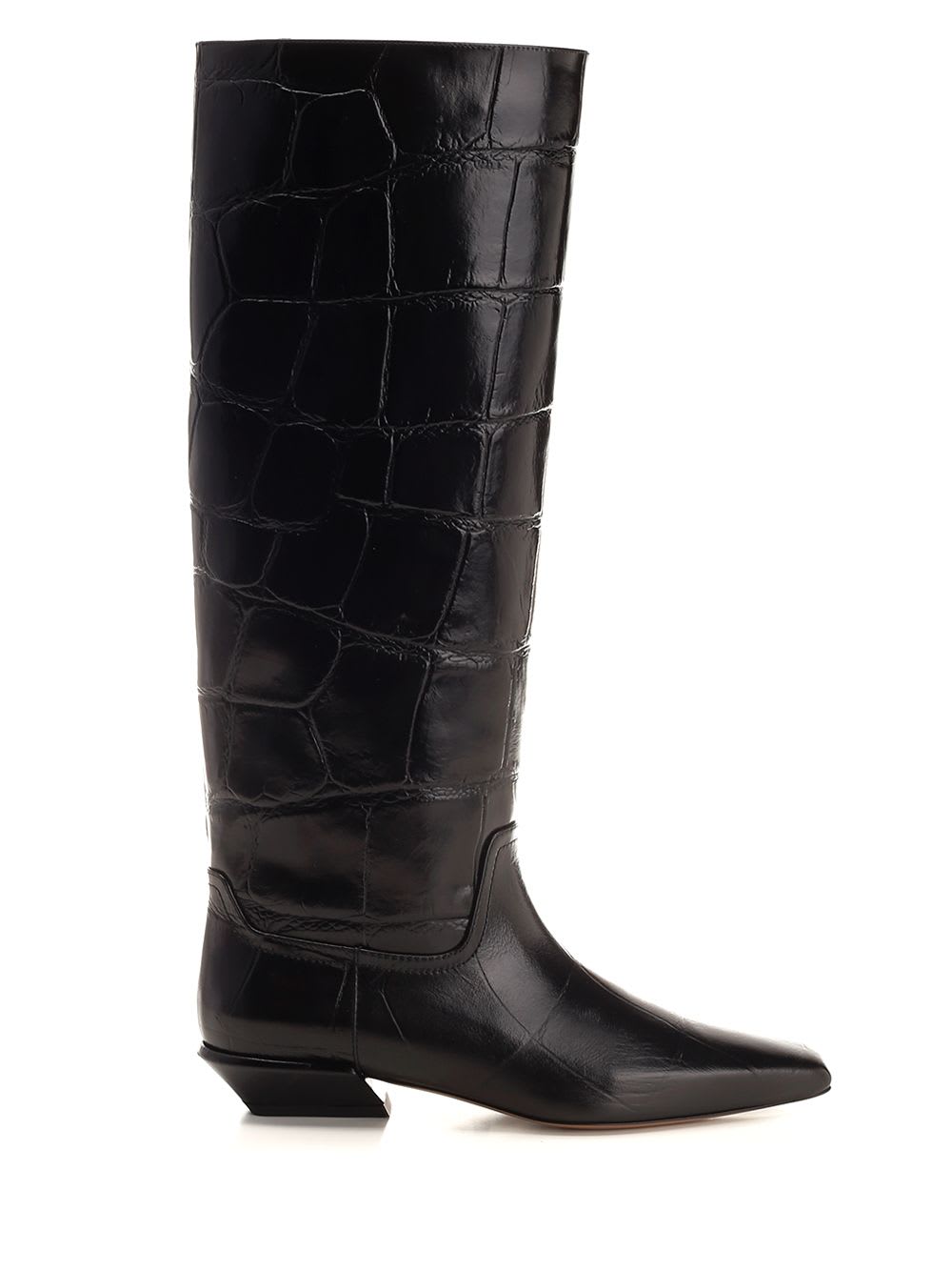 Shop Paris Texas Bettina High Boots In Black