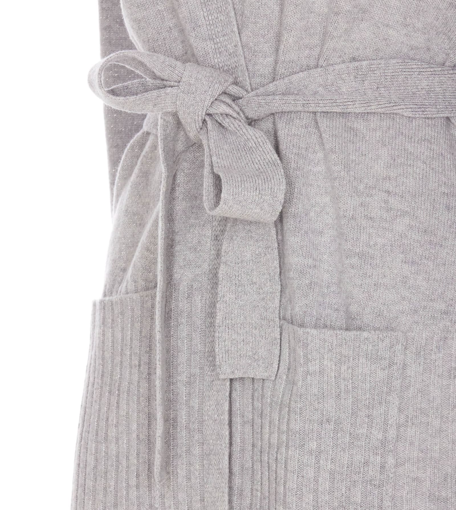 Shop Twinset Cardigan In Grey