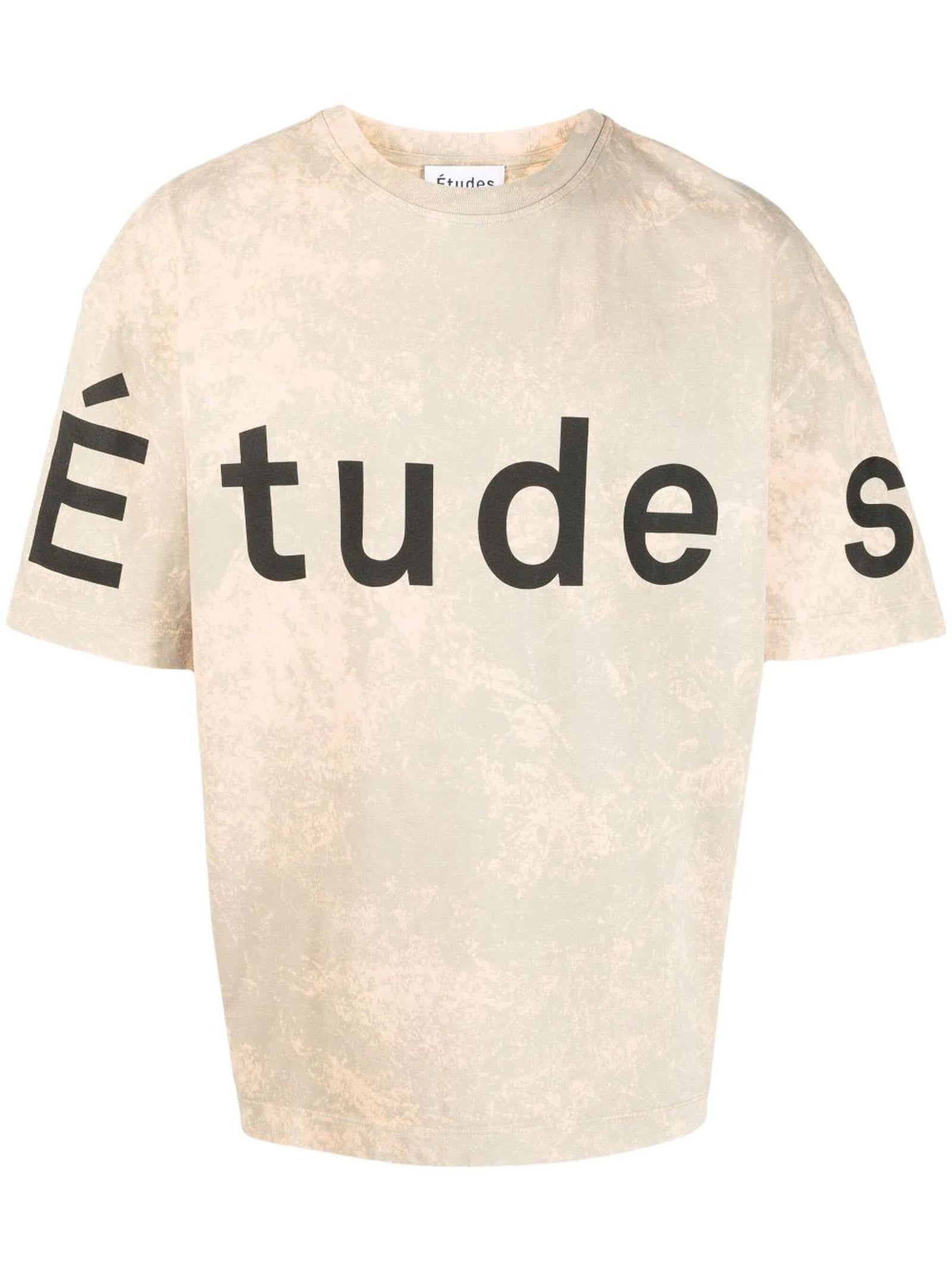 Études Blush Beige Organic Cotton T-shirt