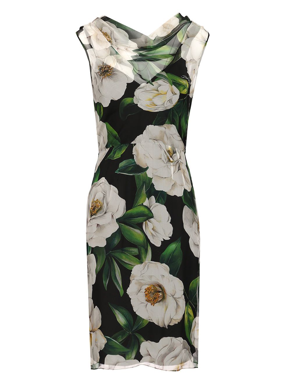 Dolce & Gabbana Midi Dress In Black