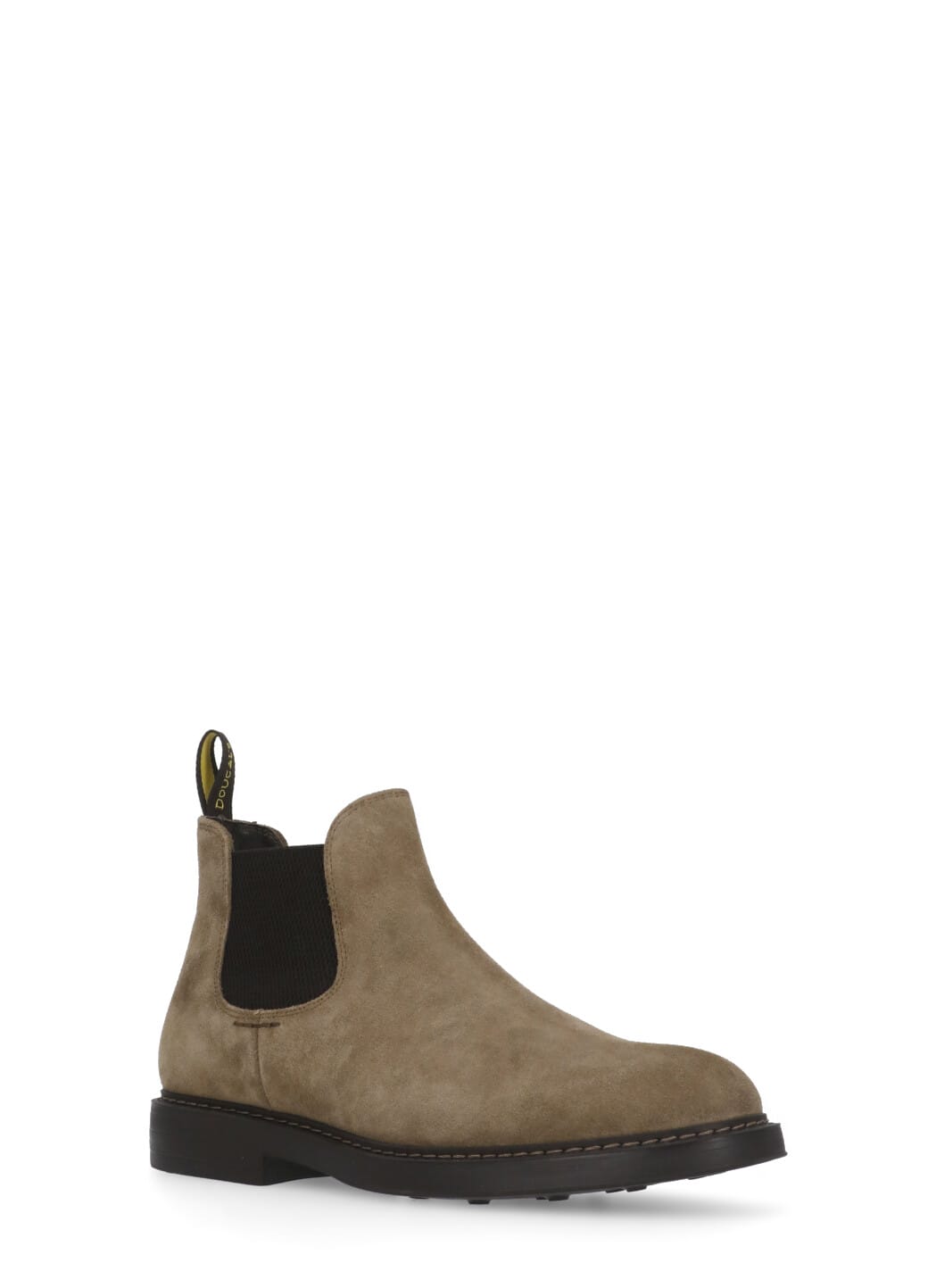 Shop Doucal's Visone Chelsea Boots In Beige