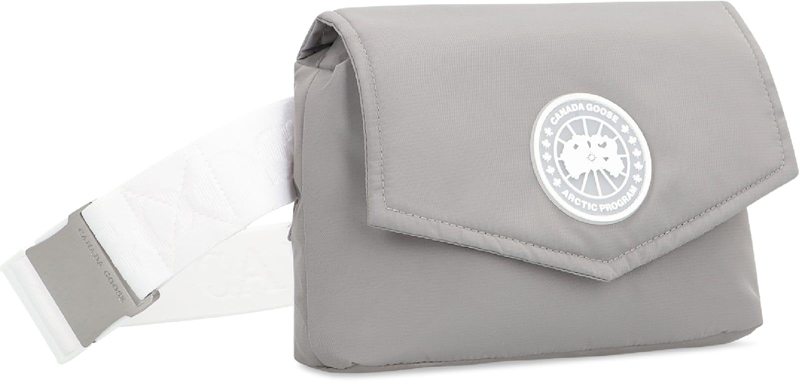 Canada Goose Logo Detail Nylon Backpack In Gray